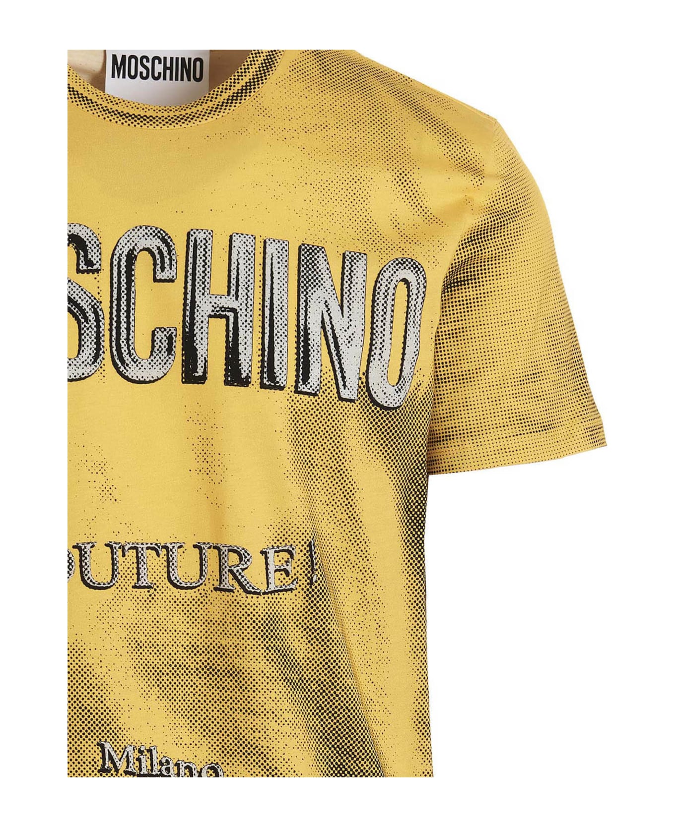 Moschino Maxi Print T-shirt - Yellow
