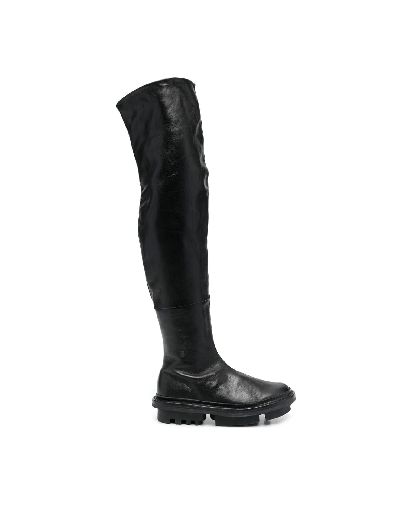 Trippen Stage Boots With Side Zip - Black