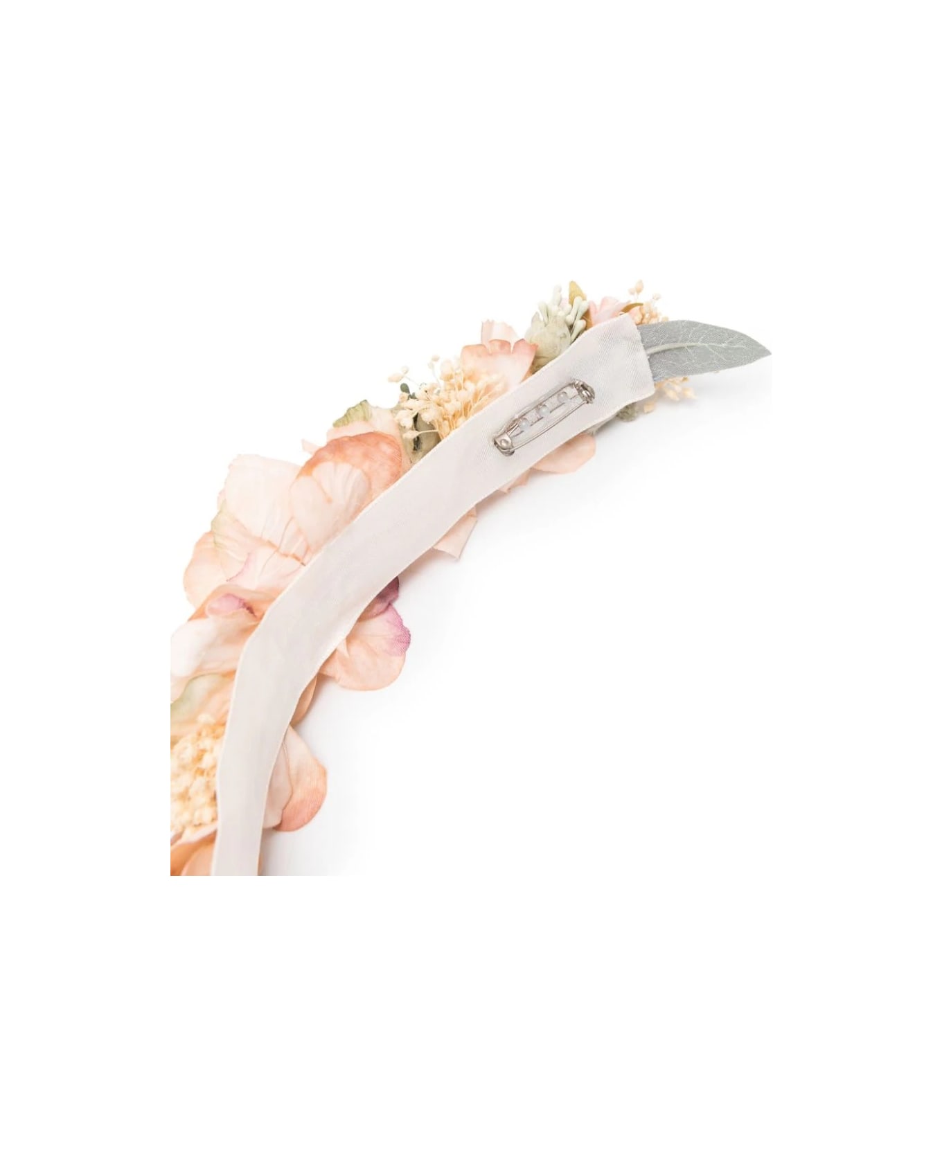 Amaya Arzuaga Belt With Flower Application - Pink