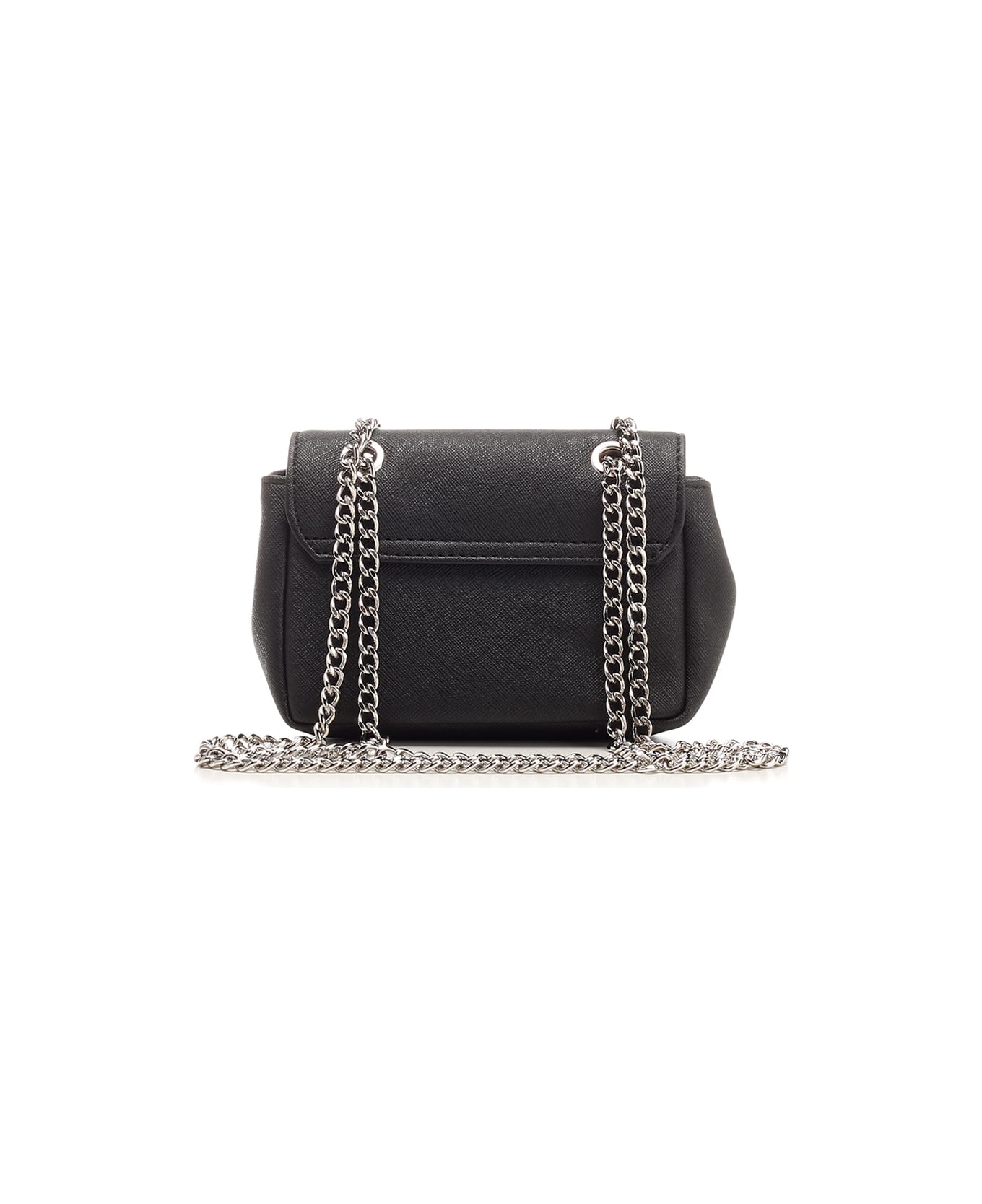 Vivienne Westwood Shoulder Bag With Chain - Nero