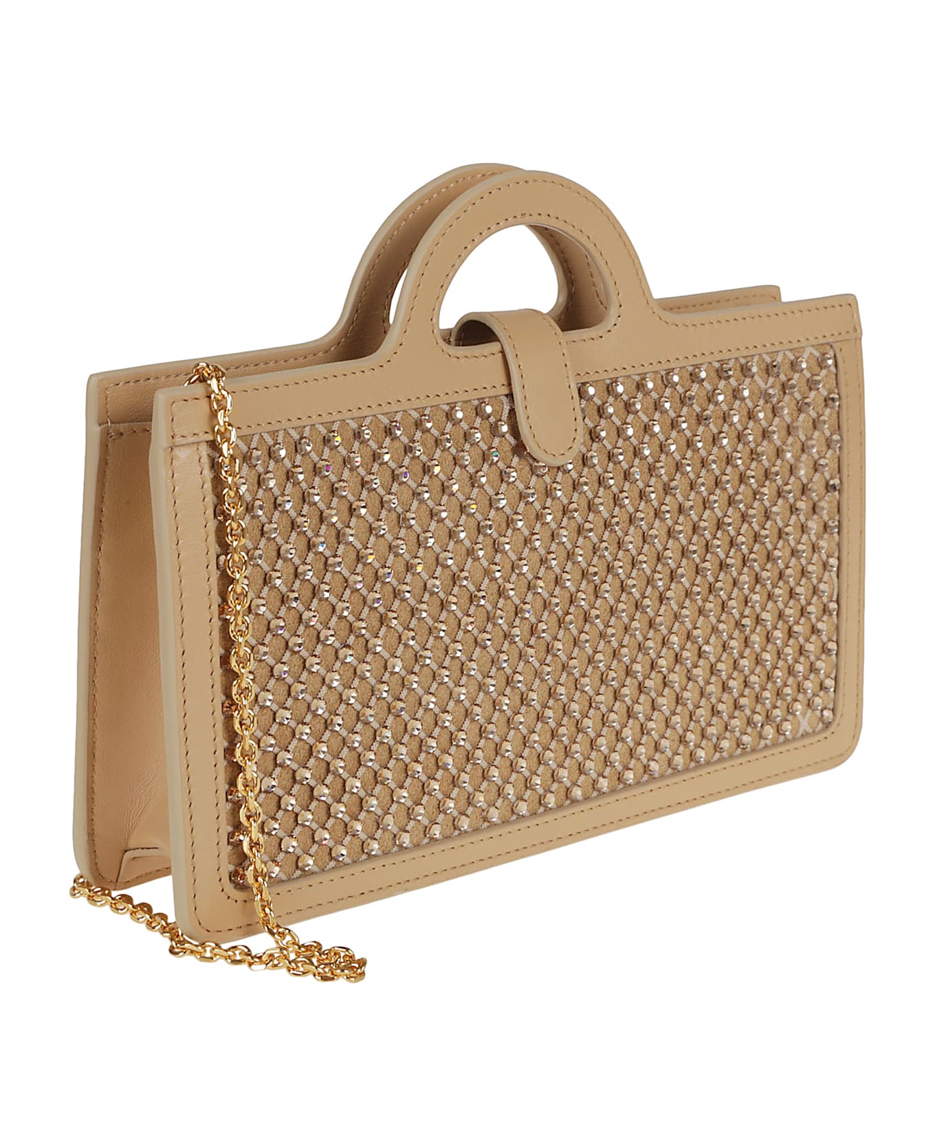 Marni Wallet On A Chain - Camel