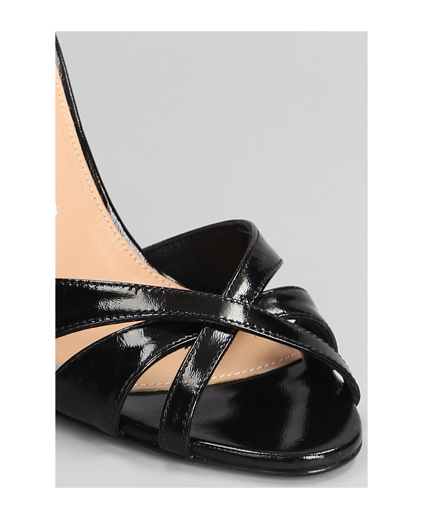The Seller Sandals In Black Leather - black