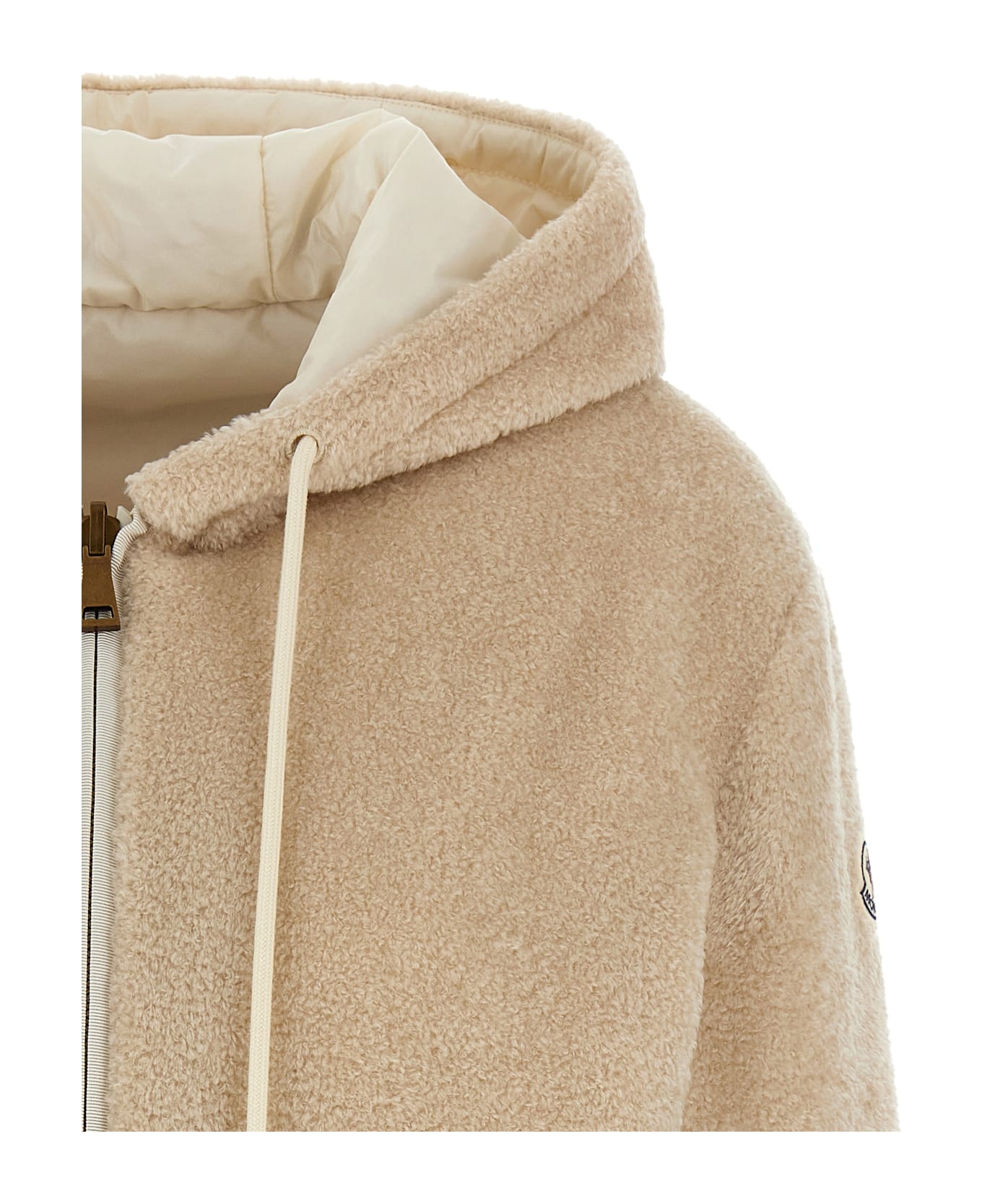 Moncler Reversible Hoodie - Beige