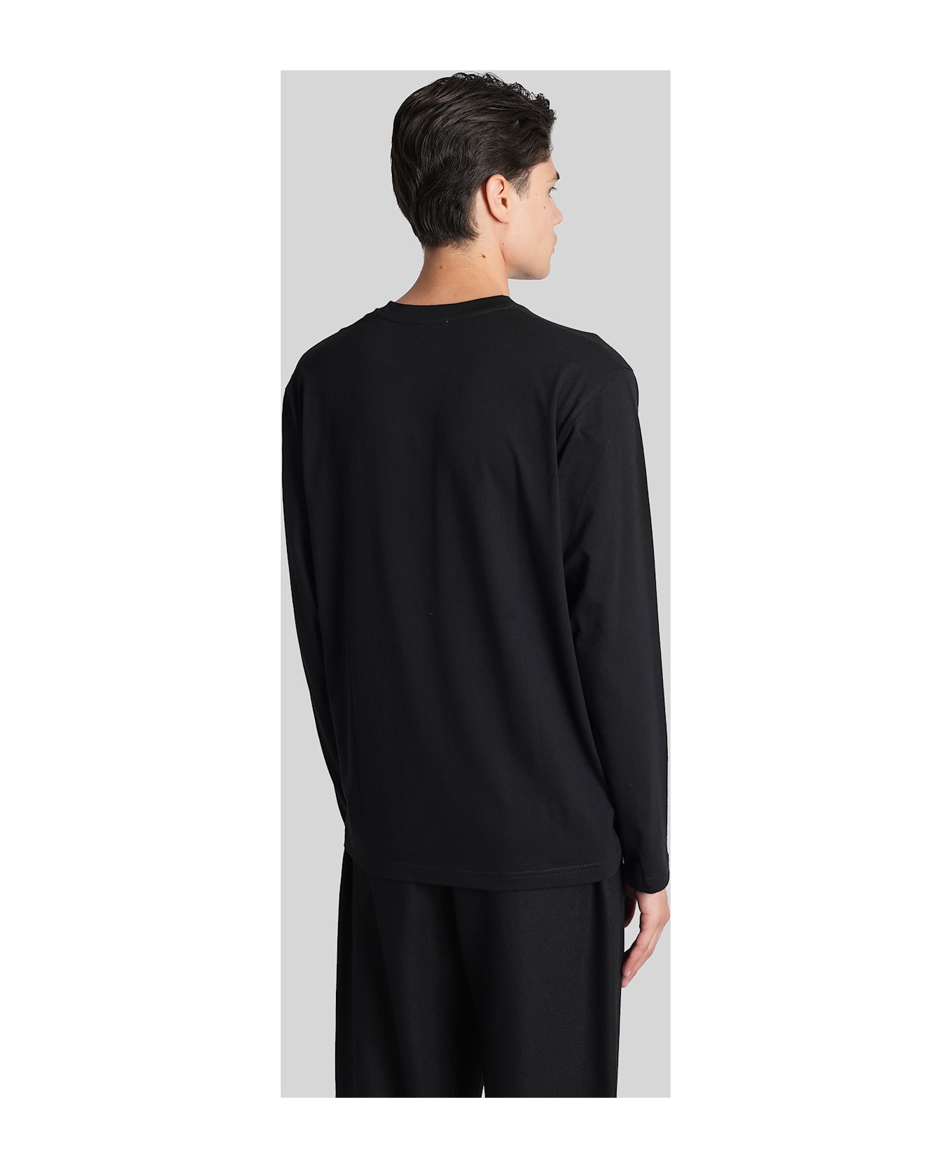 Lardini T-shirt In Black Cotton - black