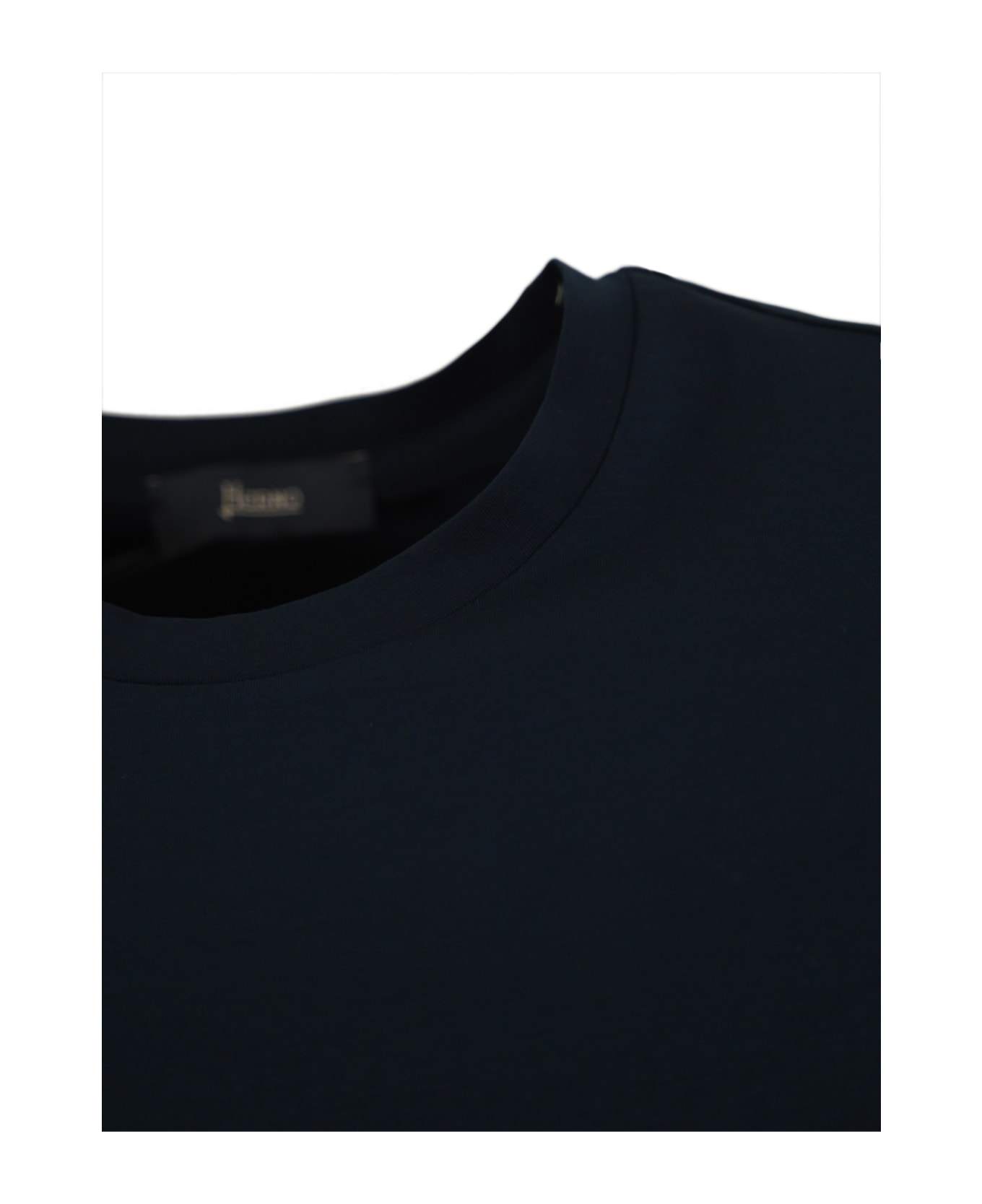 Herno Stretch Cotton T-shirt - Blu