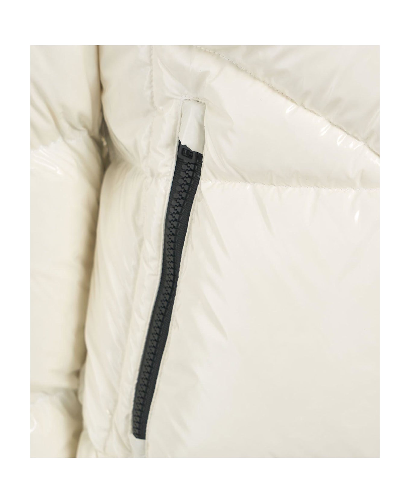 Herno Zip-up Hooded Jacket - Bianco