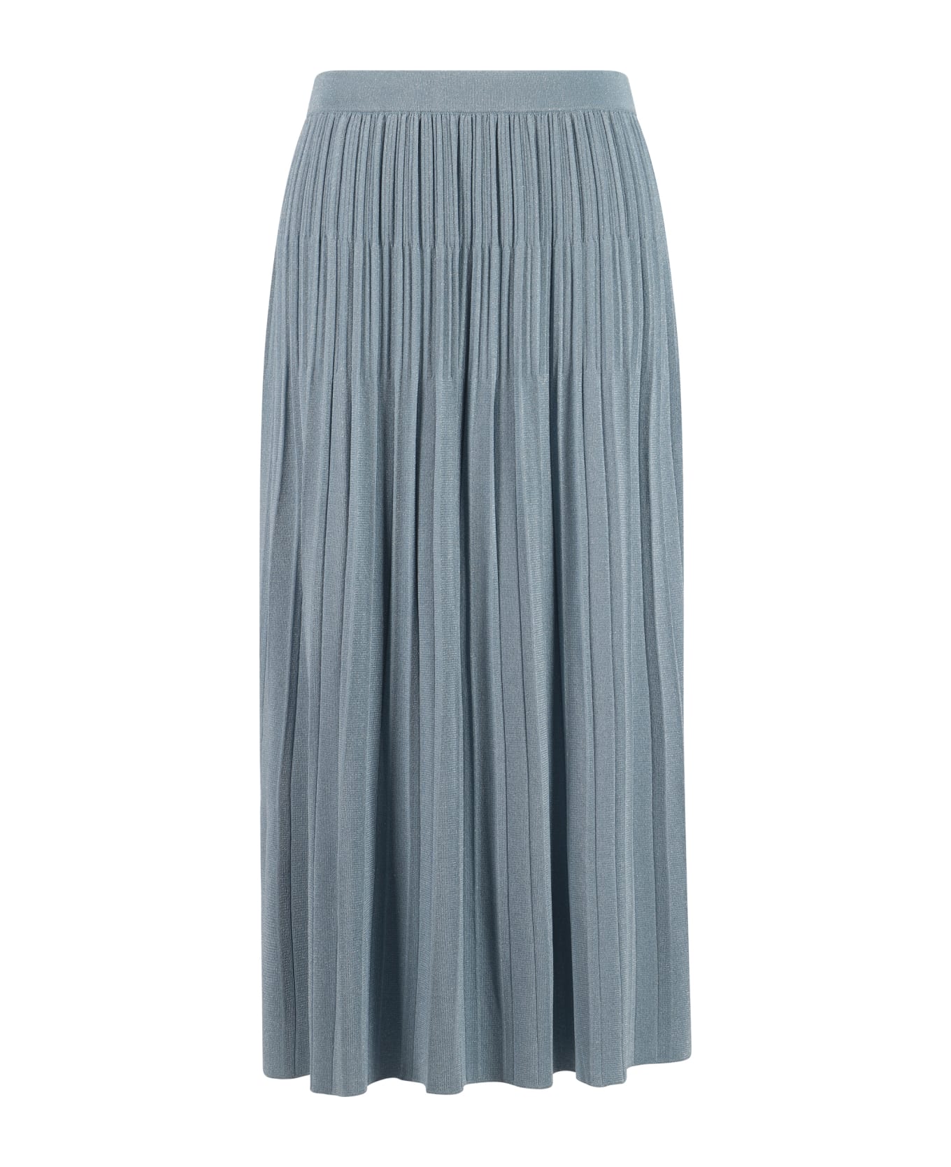 Zimmermann Waverly Midi Skirt - Blue Lurex