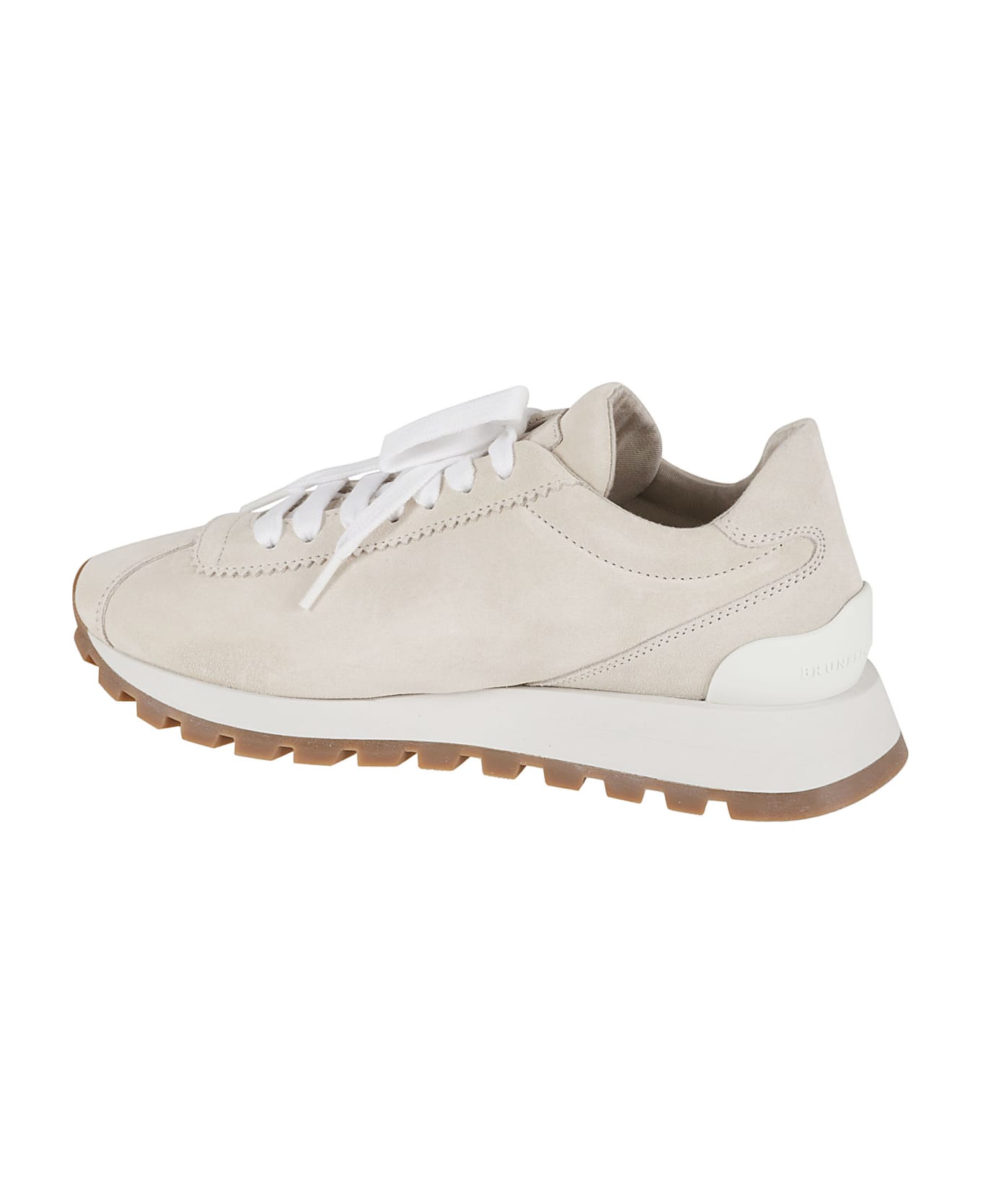 Brunello Cucinelli Laced Sneakers - Ivory