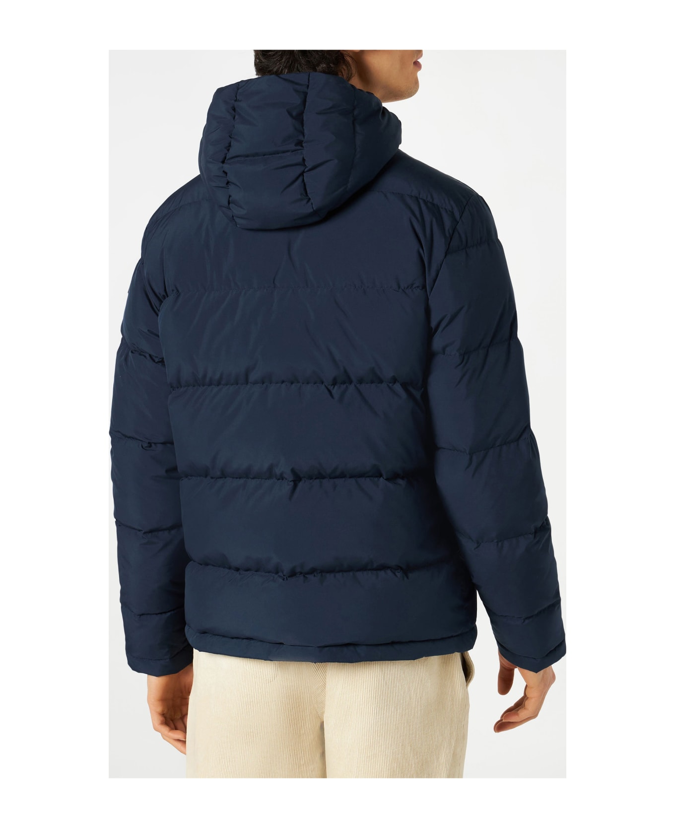MC2 Saint Barth Hooded Down Padded Jacket Snoopy Print | Peanuts Special Edition - BLUE
