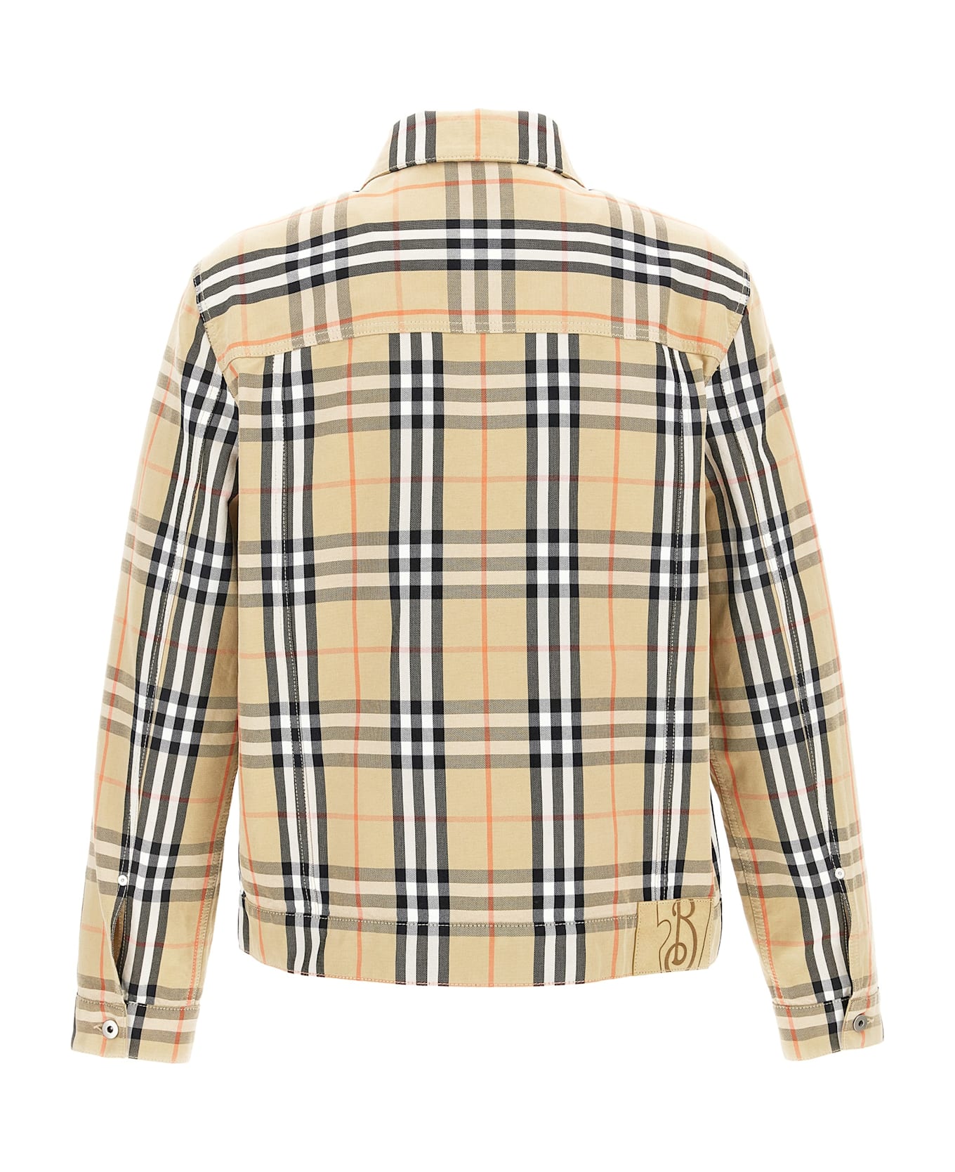 Burberry Check Jacket - Beige