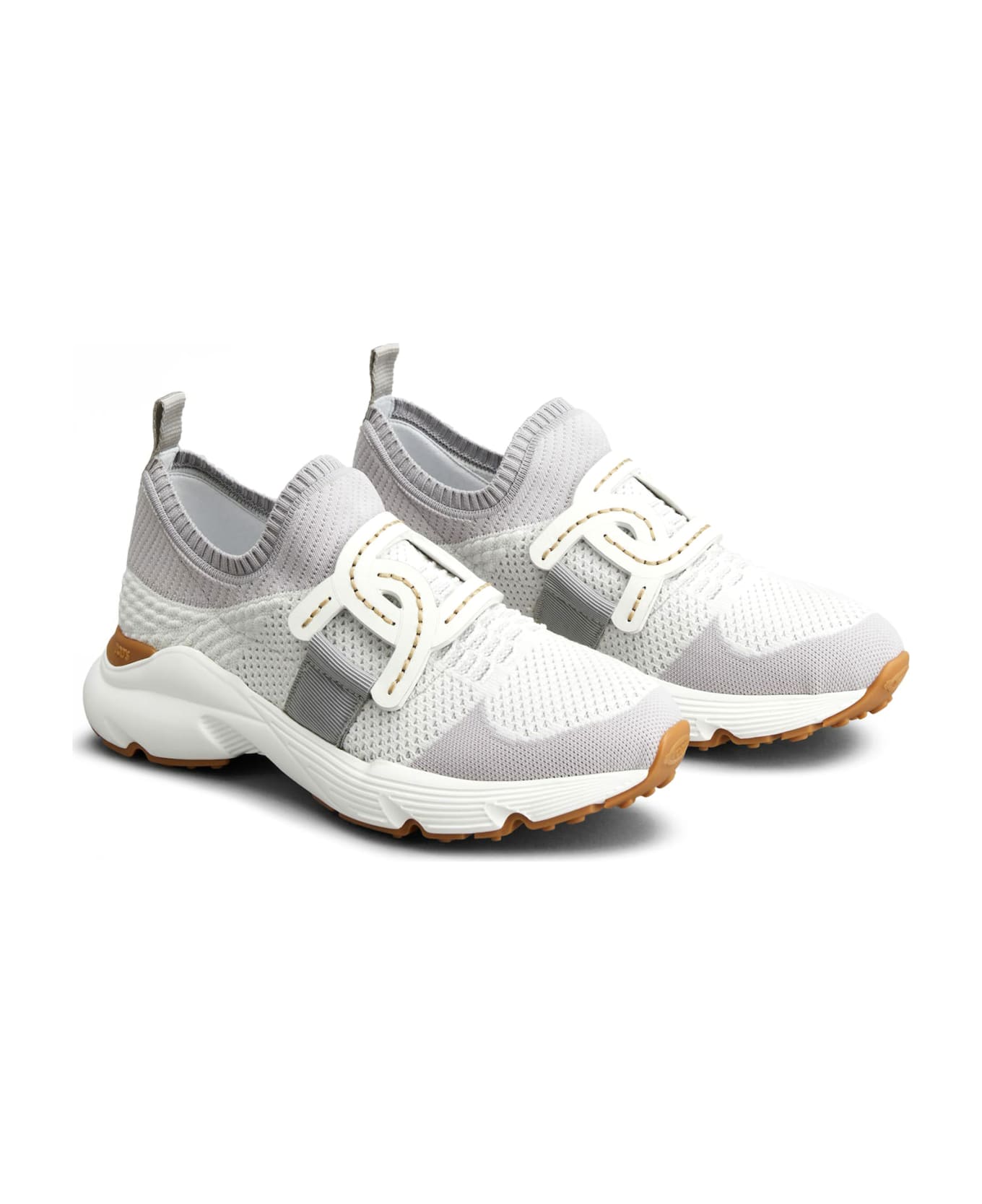 Tod's Kate Sneakers In Technical Fabric - White