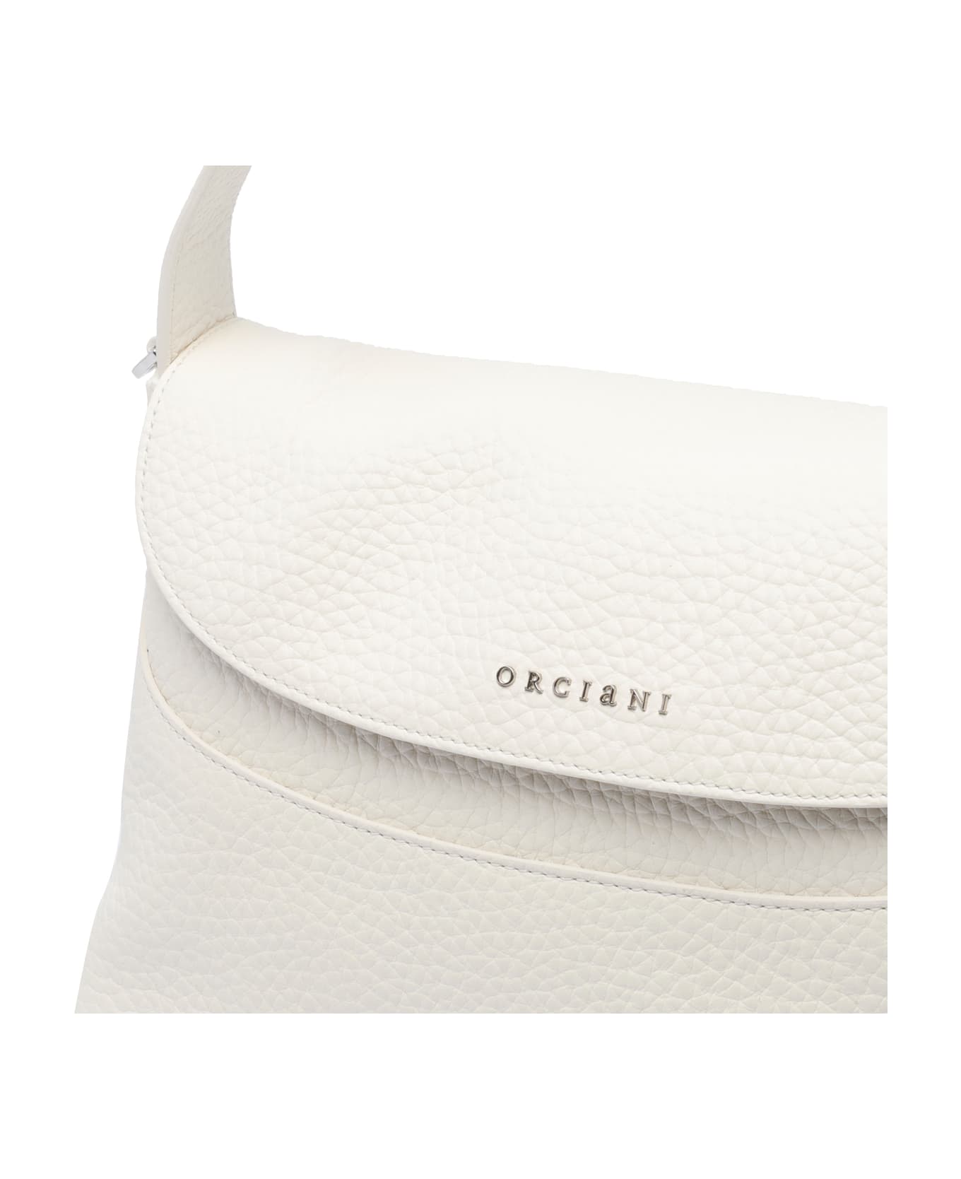 Orciani Soft Nana Shoulder Bag - White