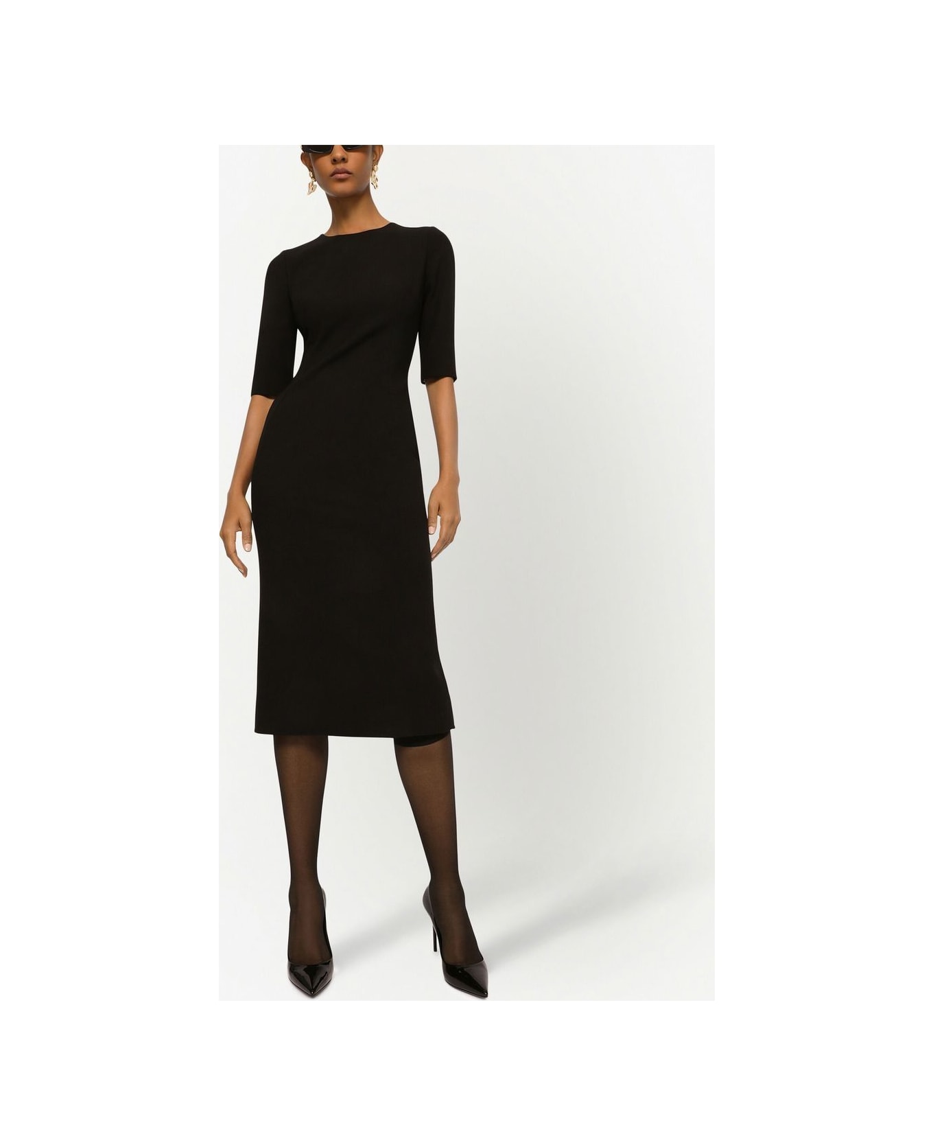 Dolce & Gabbana Dolce &amp; Gabbana Midi Dress - Black