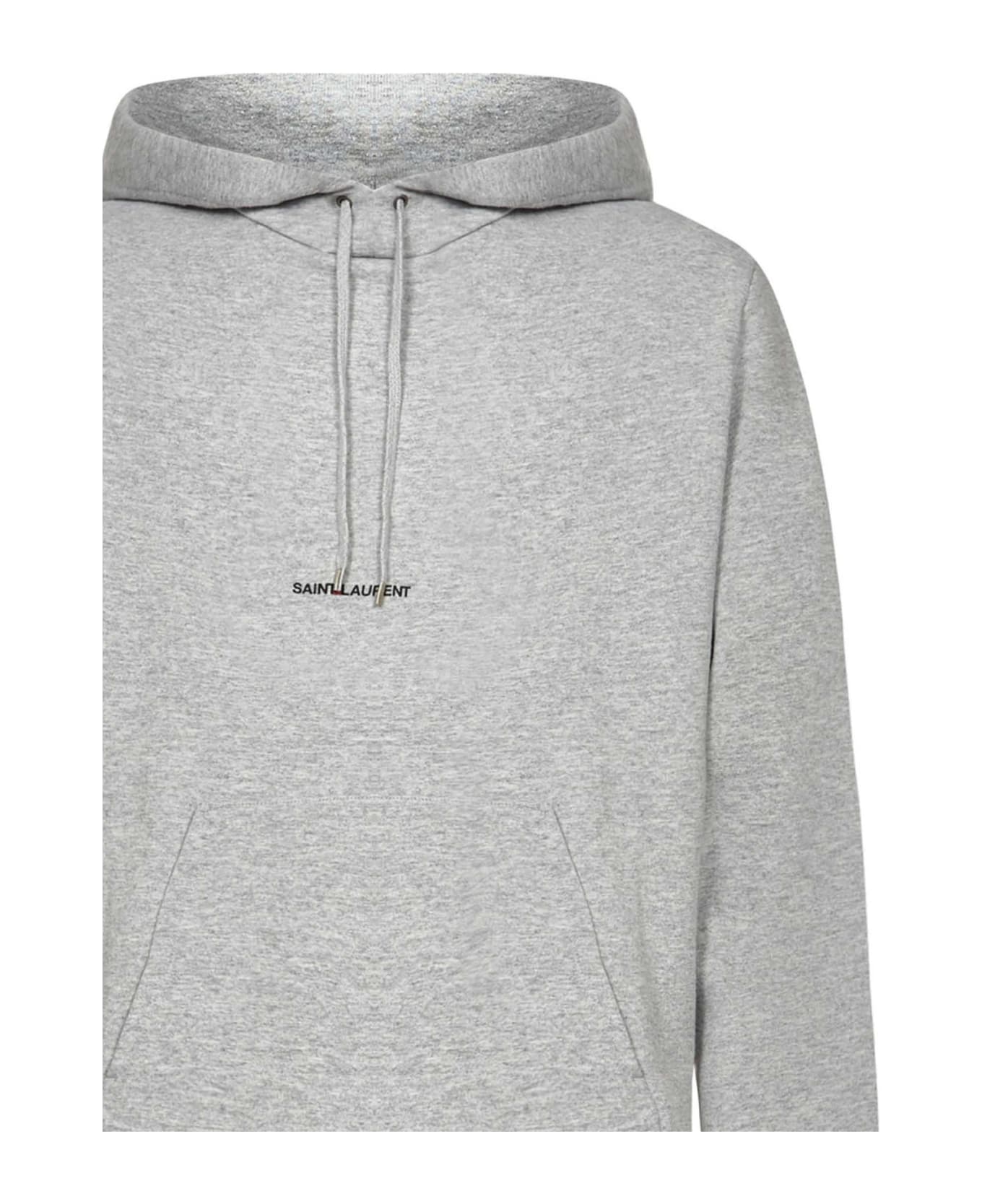 Saint Laurent Signature Sweatshirt - Grey