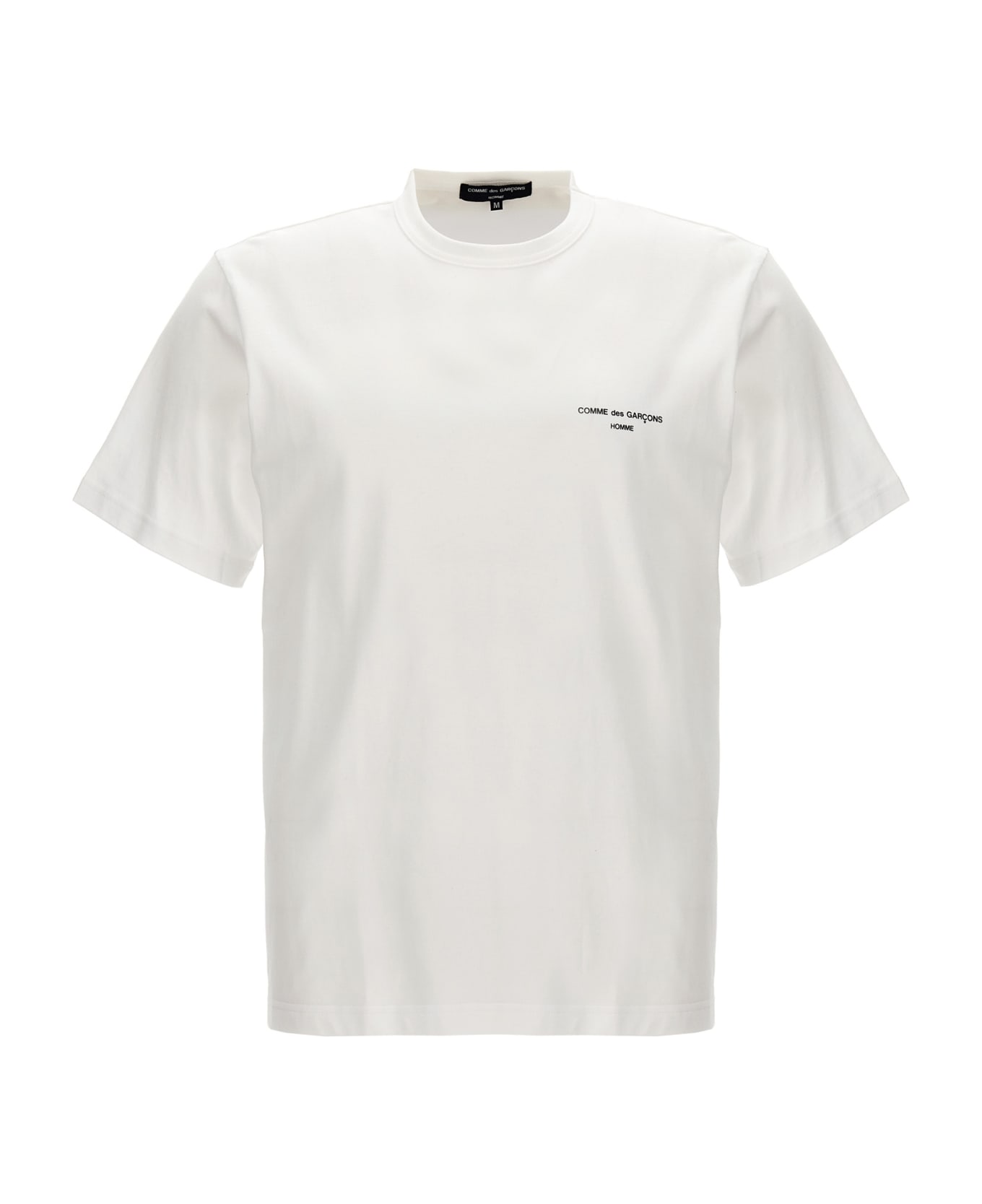 Comme des Garçons Homme Logo Print T-shirt - White