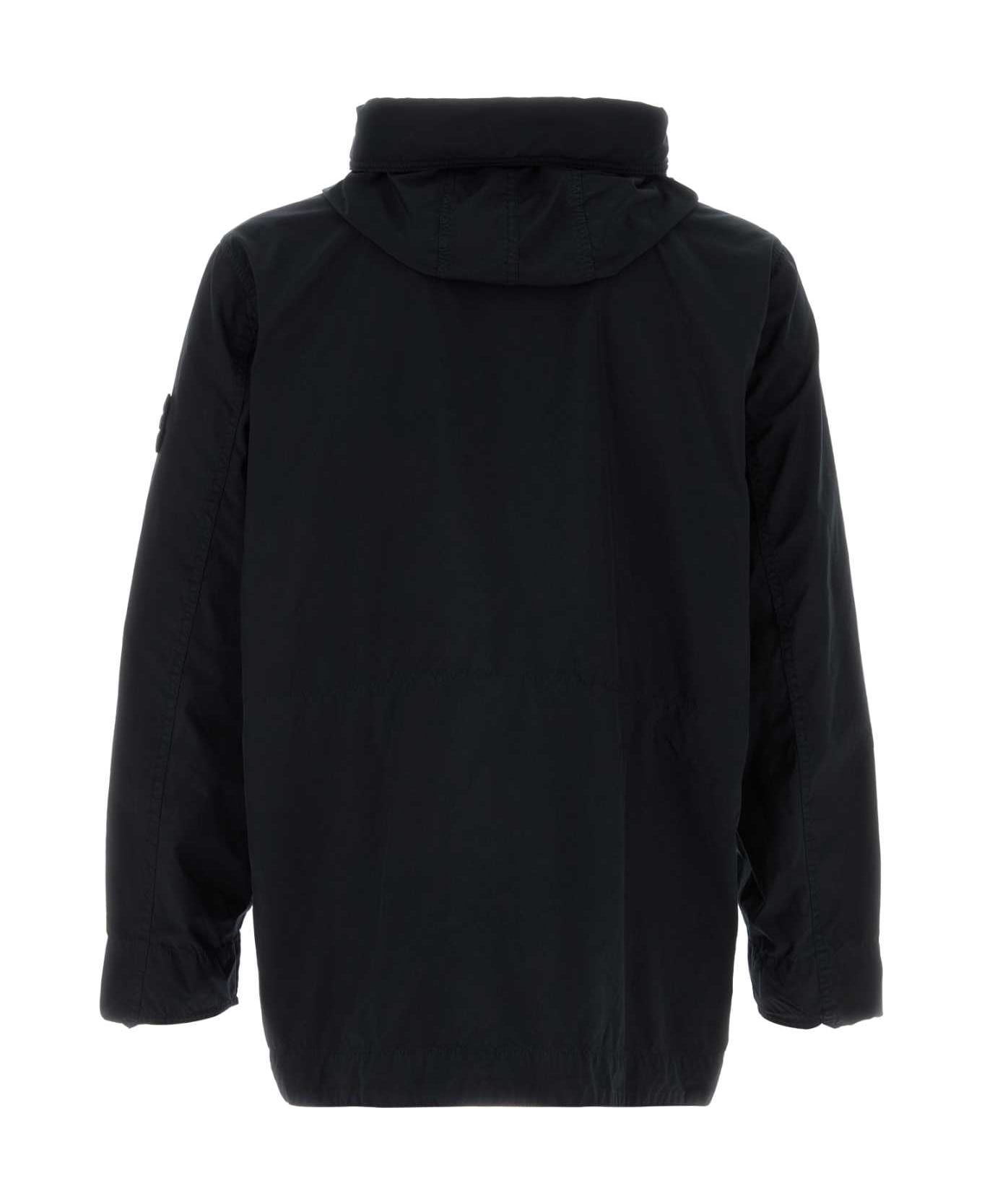 Stone Island Midnight Blue Polyester Jacket - NAVY