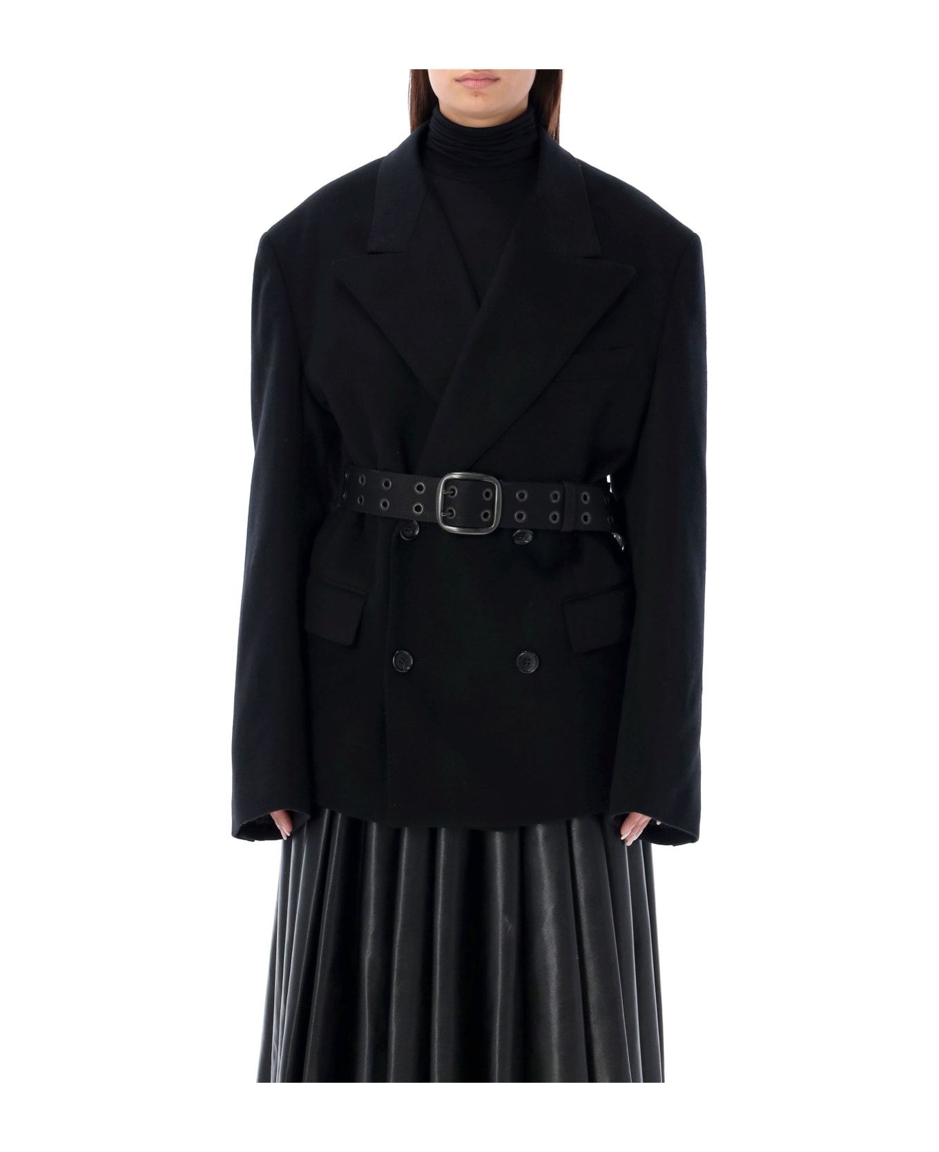 Junya Watanabe Coat - BLACK