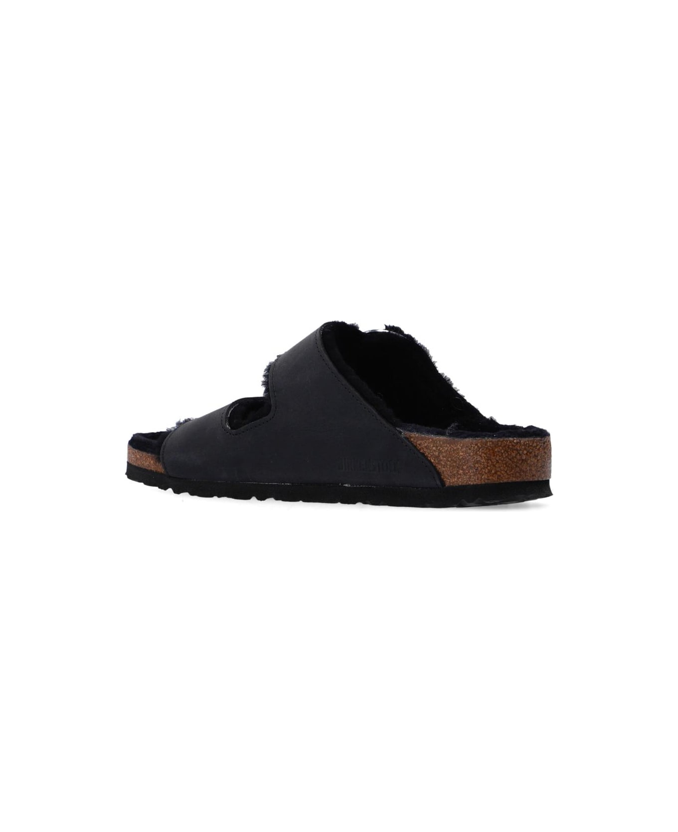 Sandals Birkenstock - Arizona big buckle shearling sandals -  1020138ARIZONABLACK