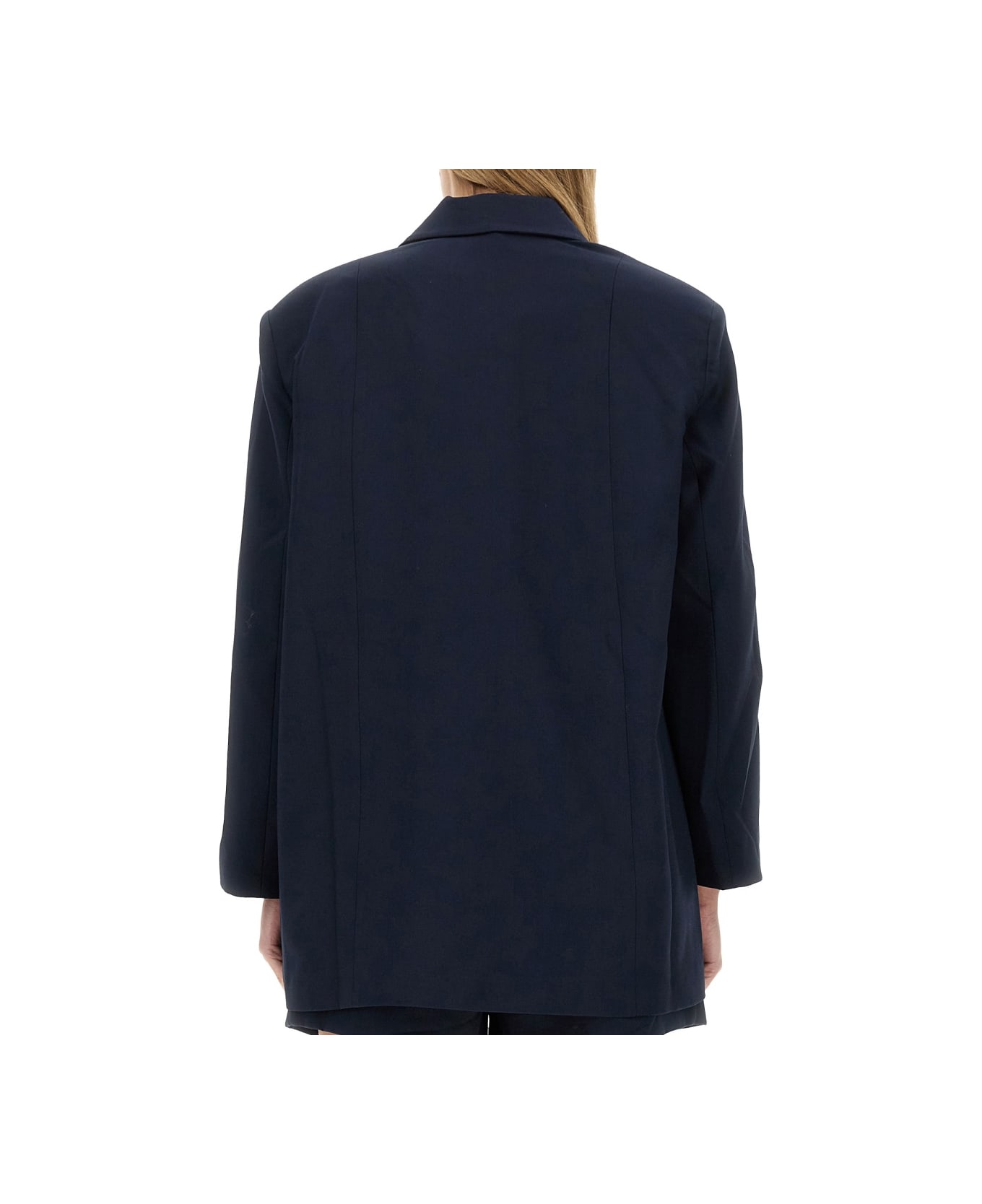 Ganni Oversize Fit Jacket - BLUE
