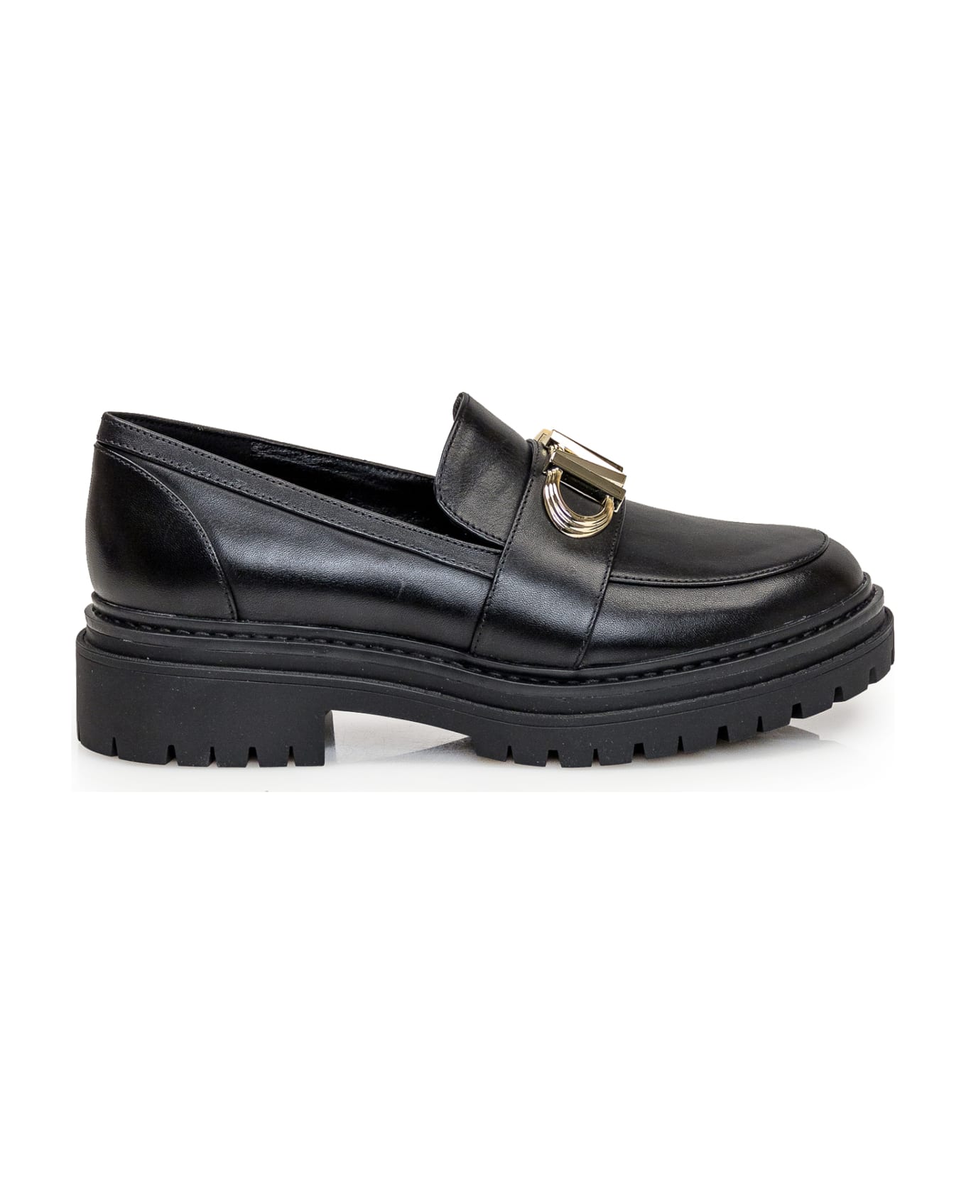 Michael Kors Collection Parker Leather Loafer - Black