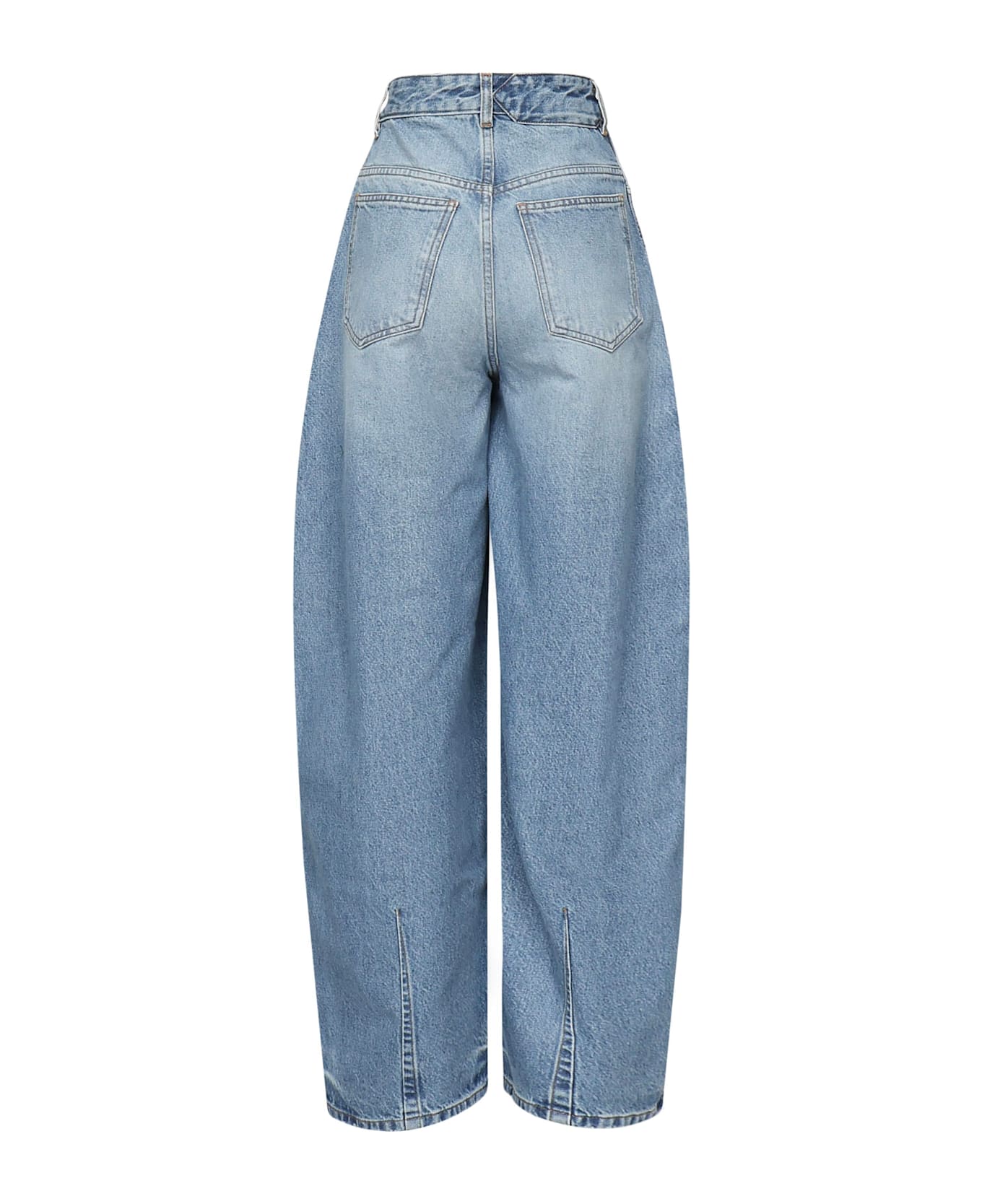 Jacquemus Le De Nîmes Oval Jeans - BLUE/TABAC