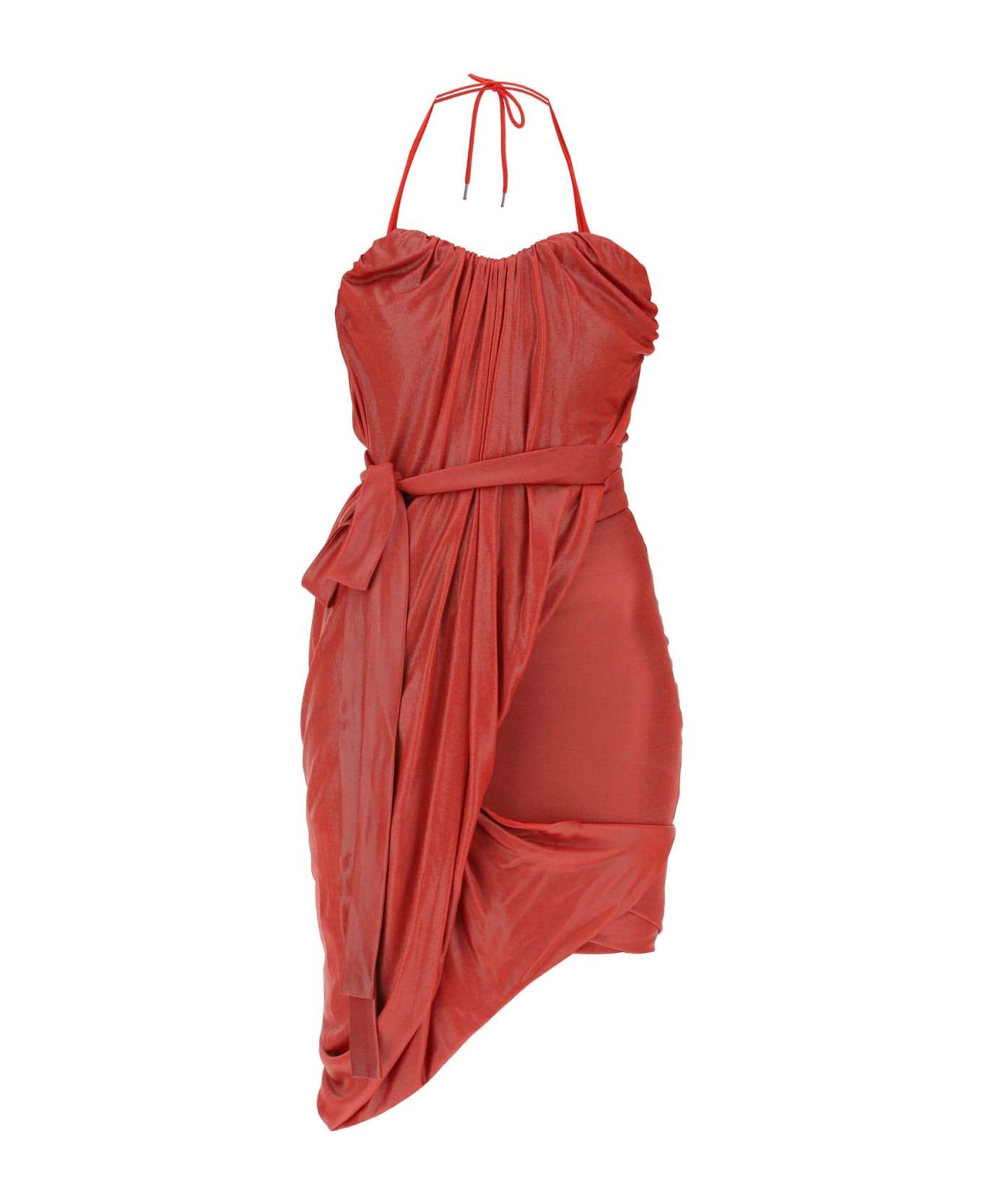 Vivienne Westwood 'cloud' Draped Mini Dress - RED (Red) ワンピース＆ドレス