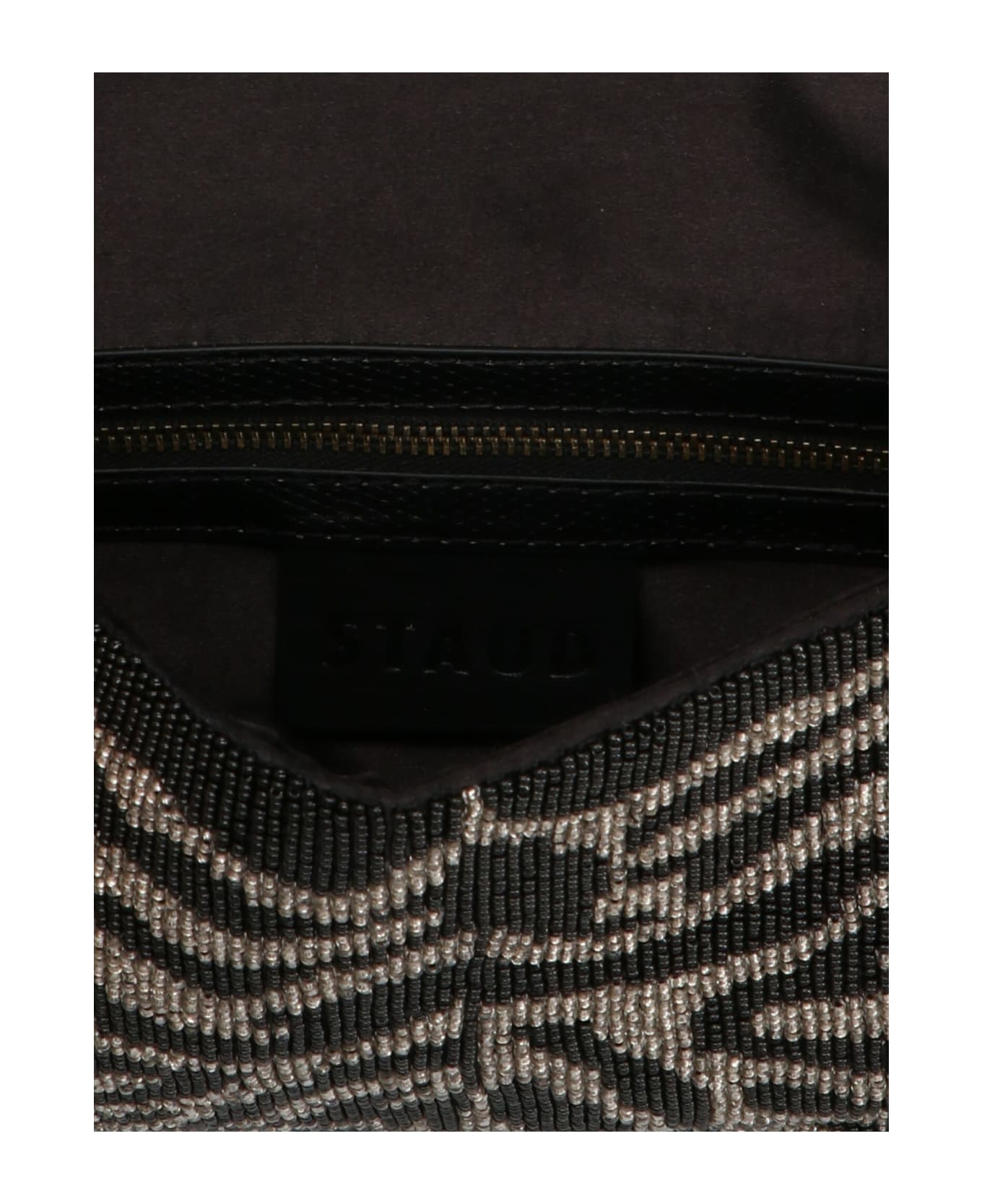 STAUD 
tommy Beaded
 Shoulder Bag - BLACK/NEUTRALS