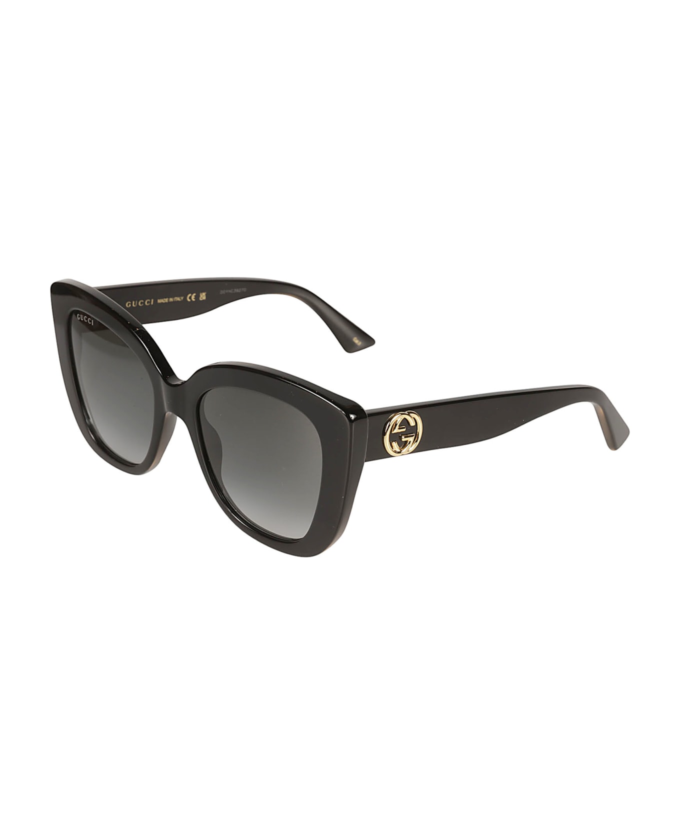 Gucci Eyewear Cat-eye Sunglasses - Black/Grey サングラス