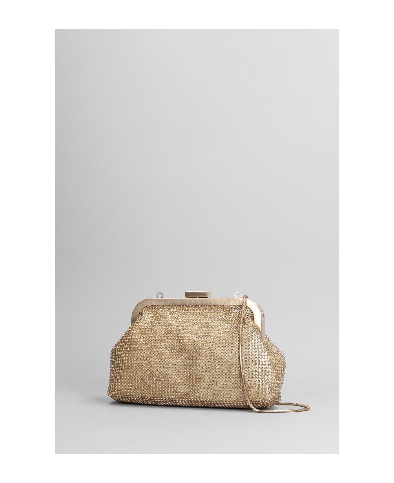 Marc Ellis Marcle Clutch In Gold Synthetic Fibers - gold トラベルバッグ
