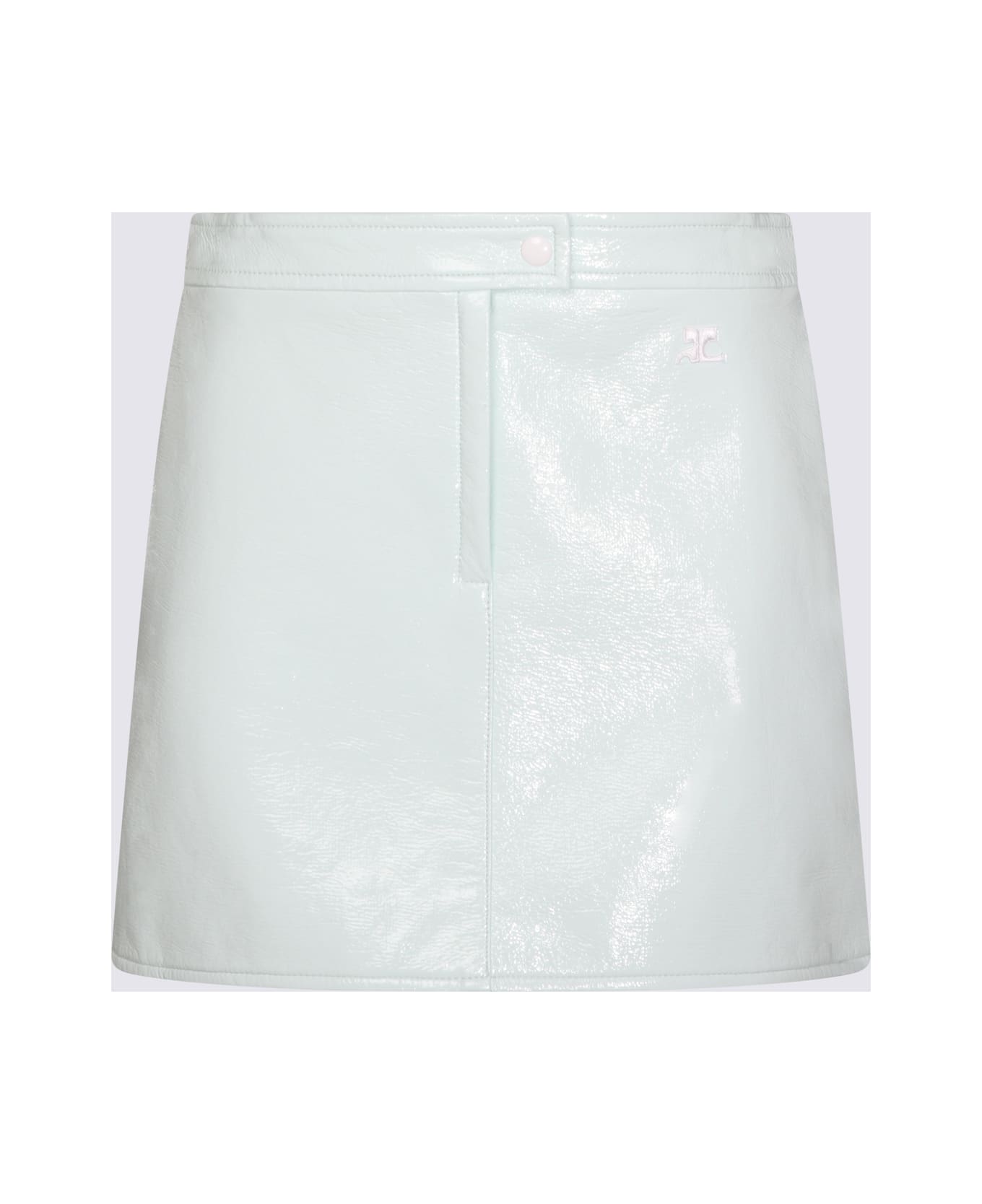 Courrèges Light Mint Mini Skirt - LIGHT MINT
