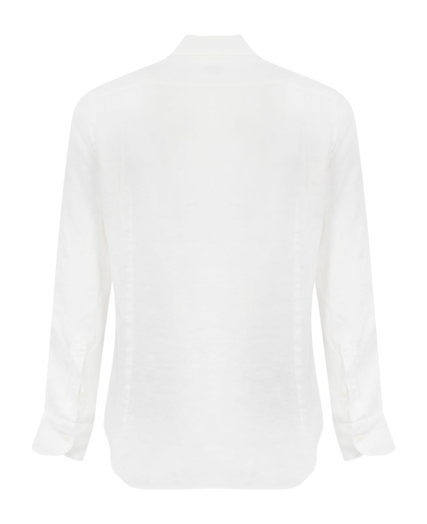 MC2 Saint Barth Pamplona Linen Shirt - White
