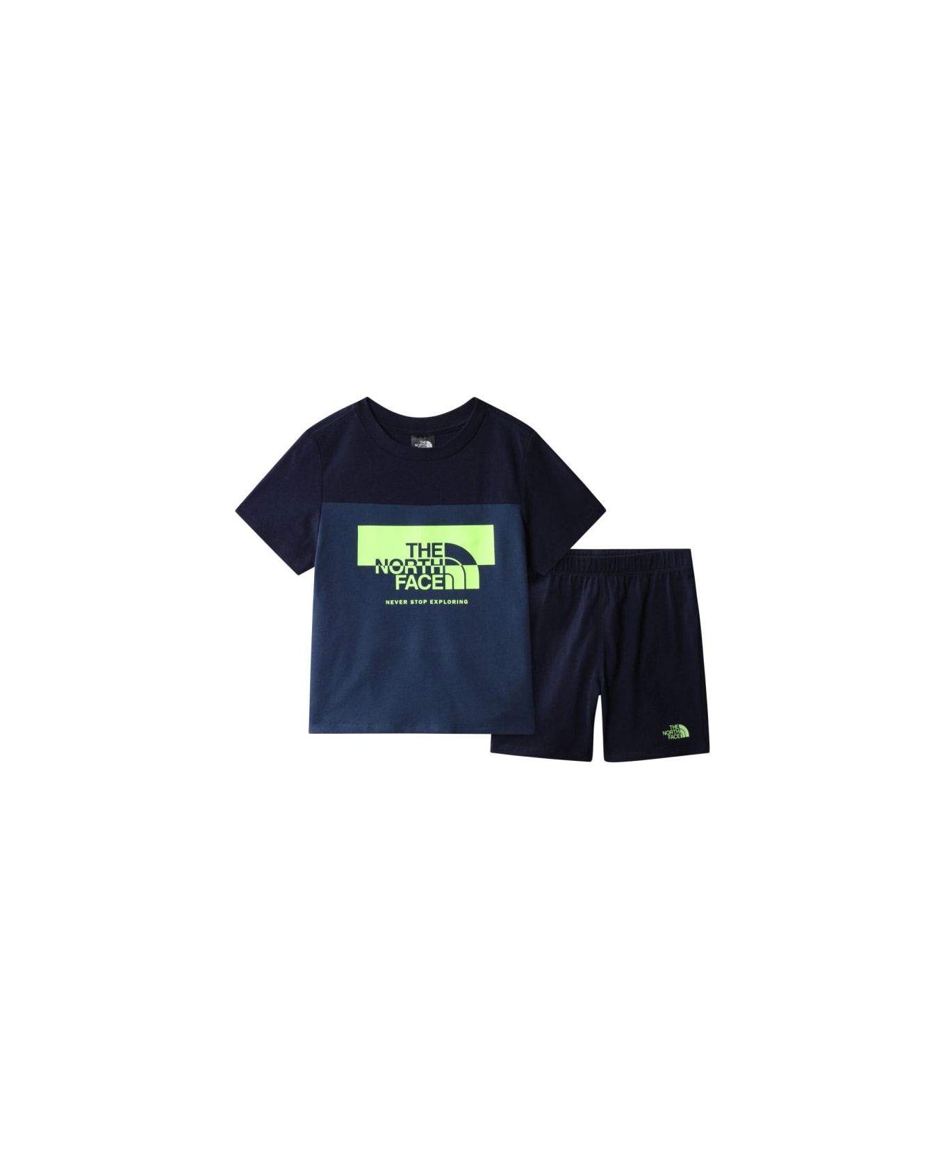 The North Face Summer Set T-shirt And Shorts - BLUE