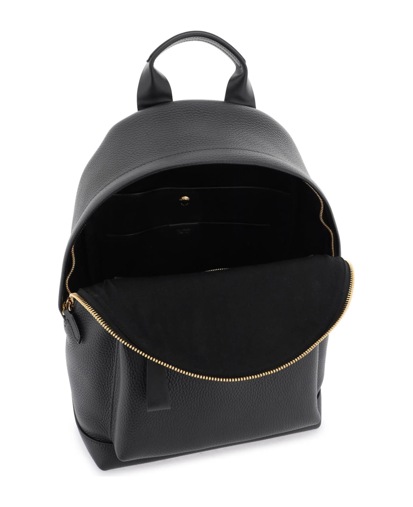 Tom Ford Grained Leather 'buckley' Backpack - Black バックパック