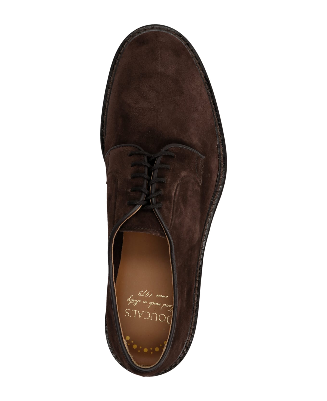 Doucal's Suede Derby Shoes - Brown