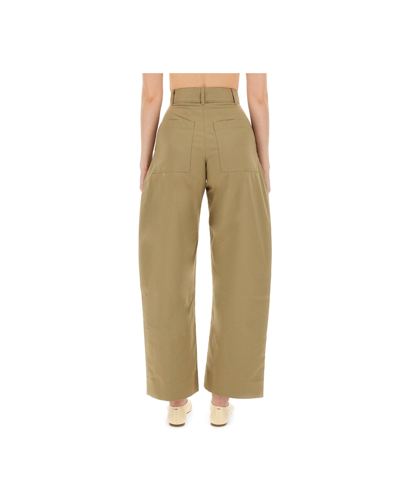 Studio Nicholson Twill "doring" Pants - BEIGE