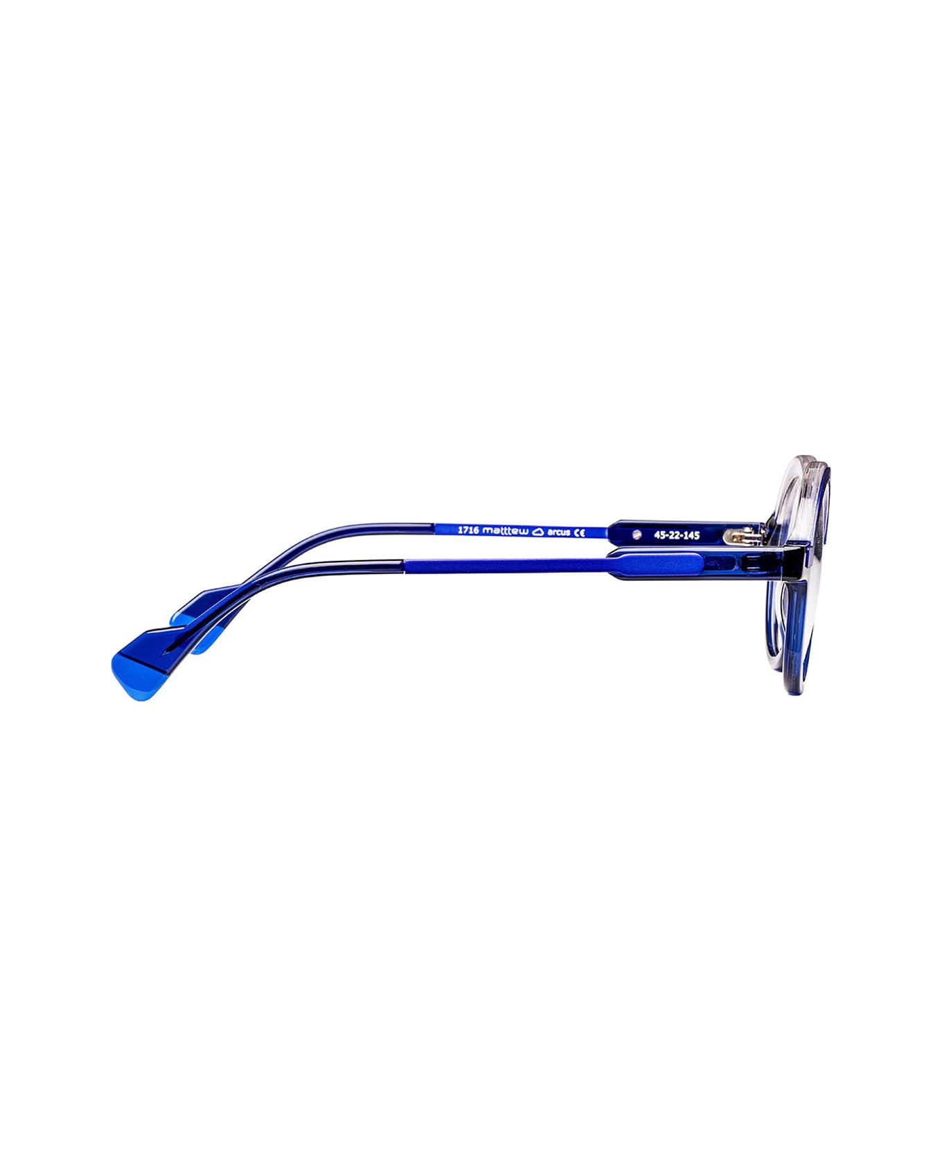 Matttew Arcus 1716 Cristallo Blu Glasses - Blu