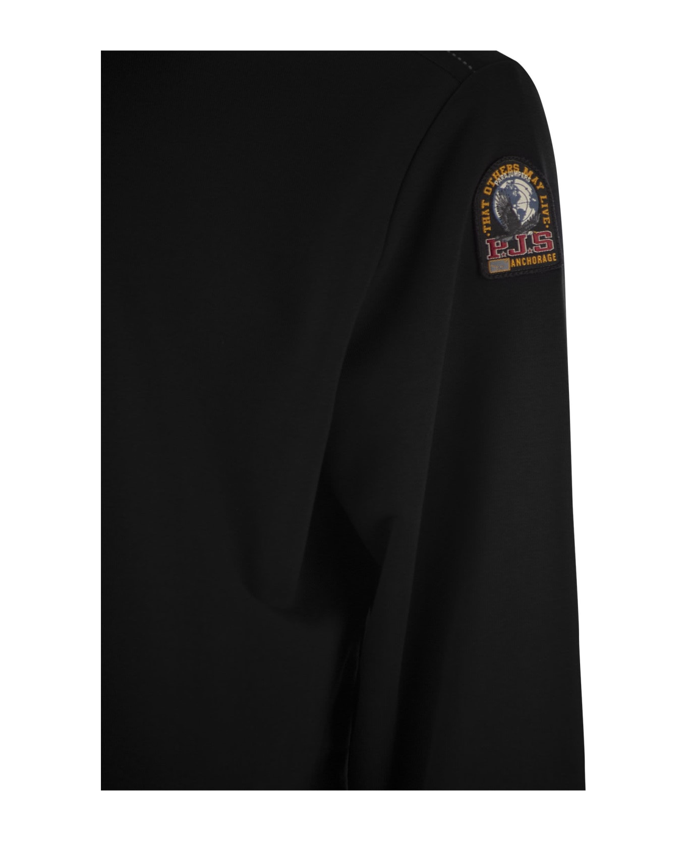 Parajumpers K2 - Cotton Crew-neck Sweatshirt - Black