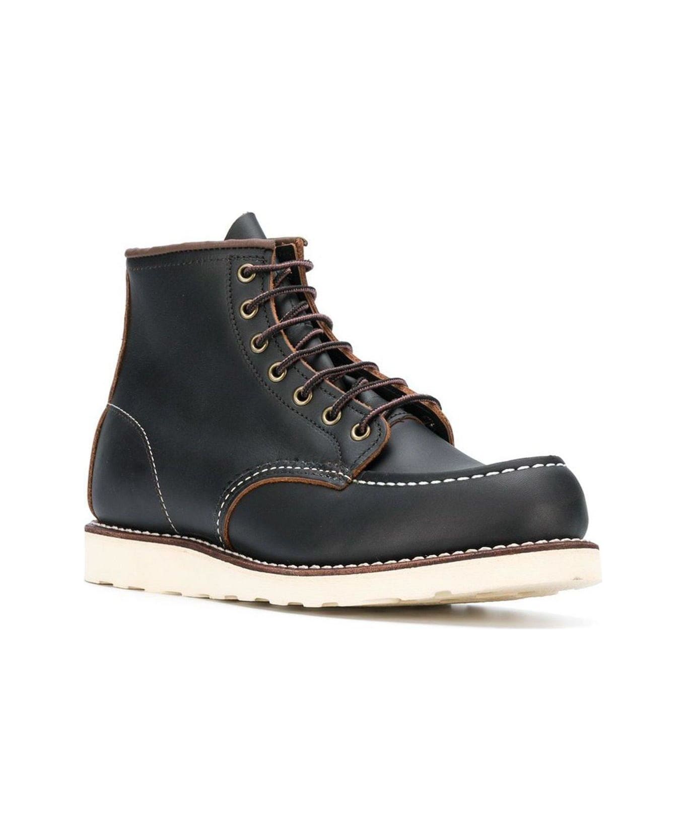 Red Wing Moc Lace-up Boots - Black