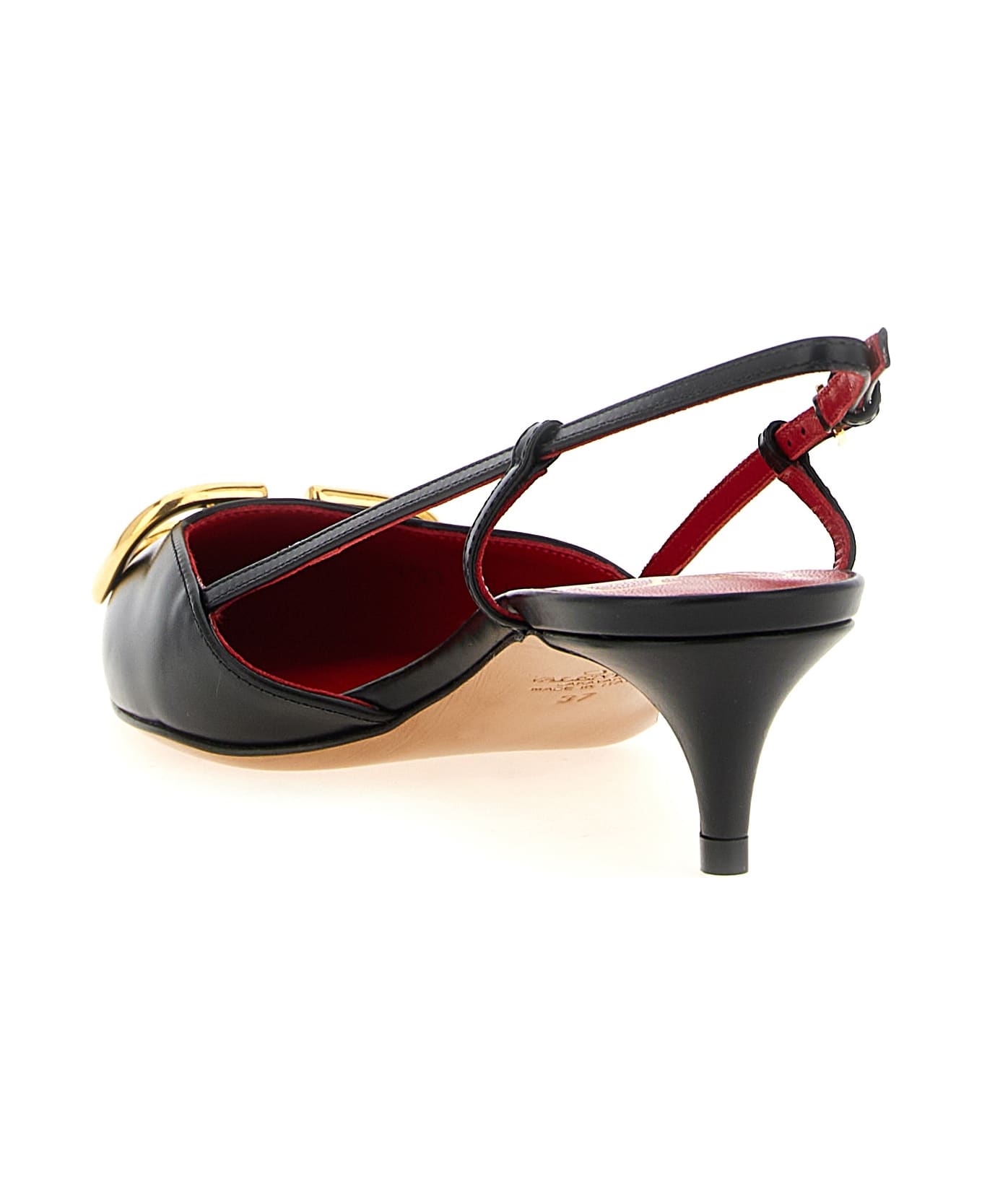 Valentino Garavani Slingback Valentino Garavani Vlogo Signature - Black  