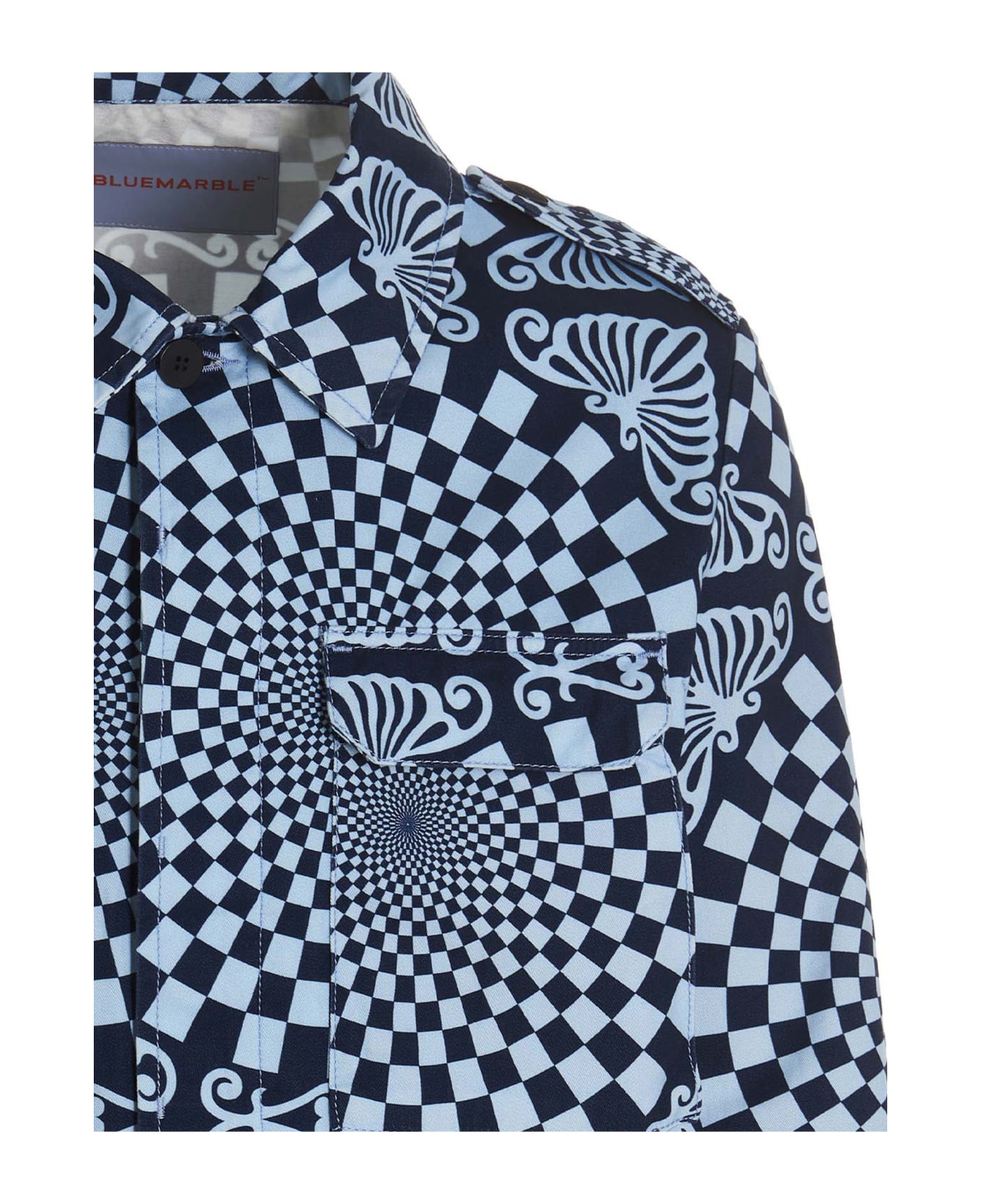 Bluemarble 'folk Checkerboard' Jacket - Blue