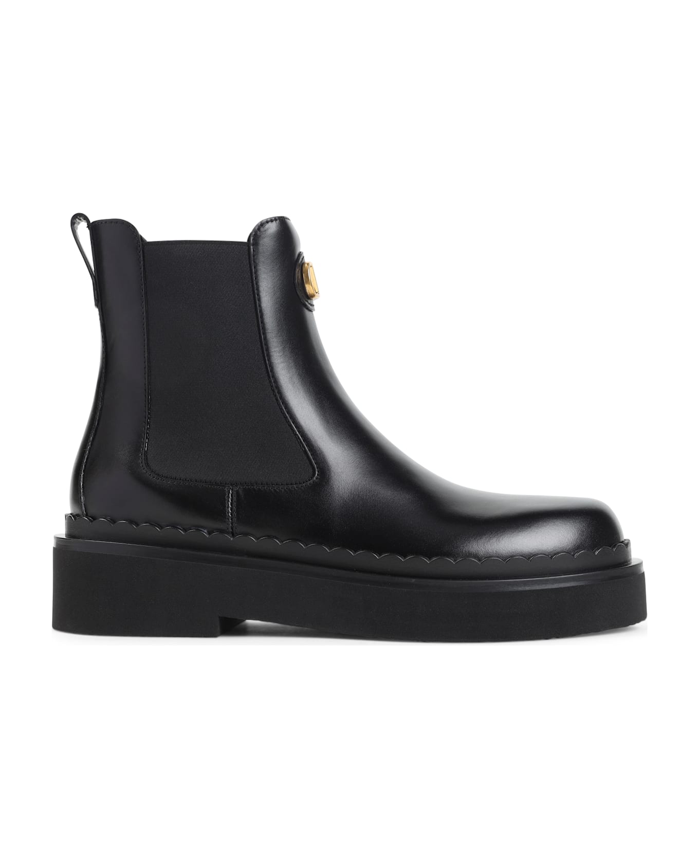 Valentino Garavani Beatle Vlogo Signature T 30 Boots - No Nero