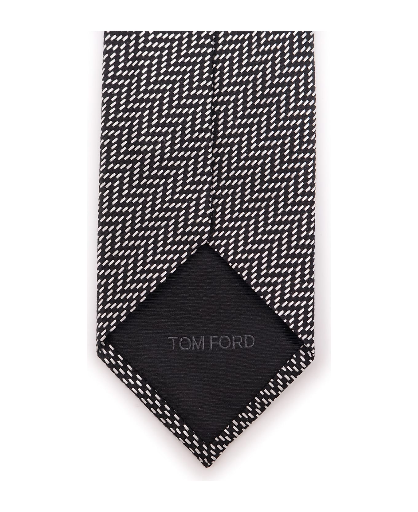 Tom Ford Silk Tie - Silver