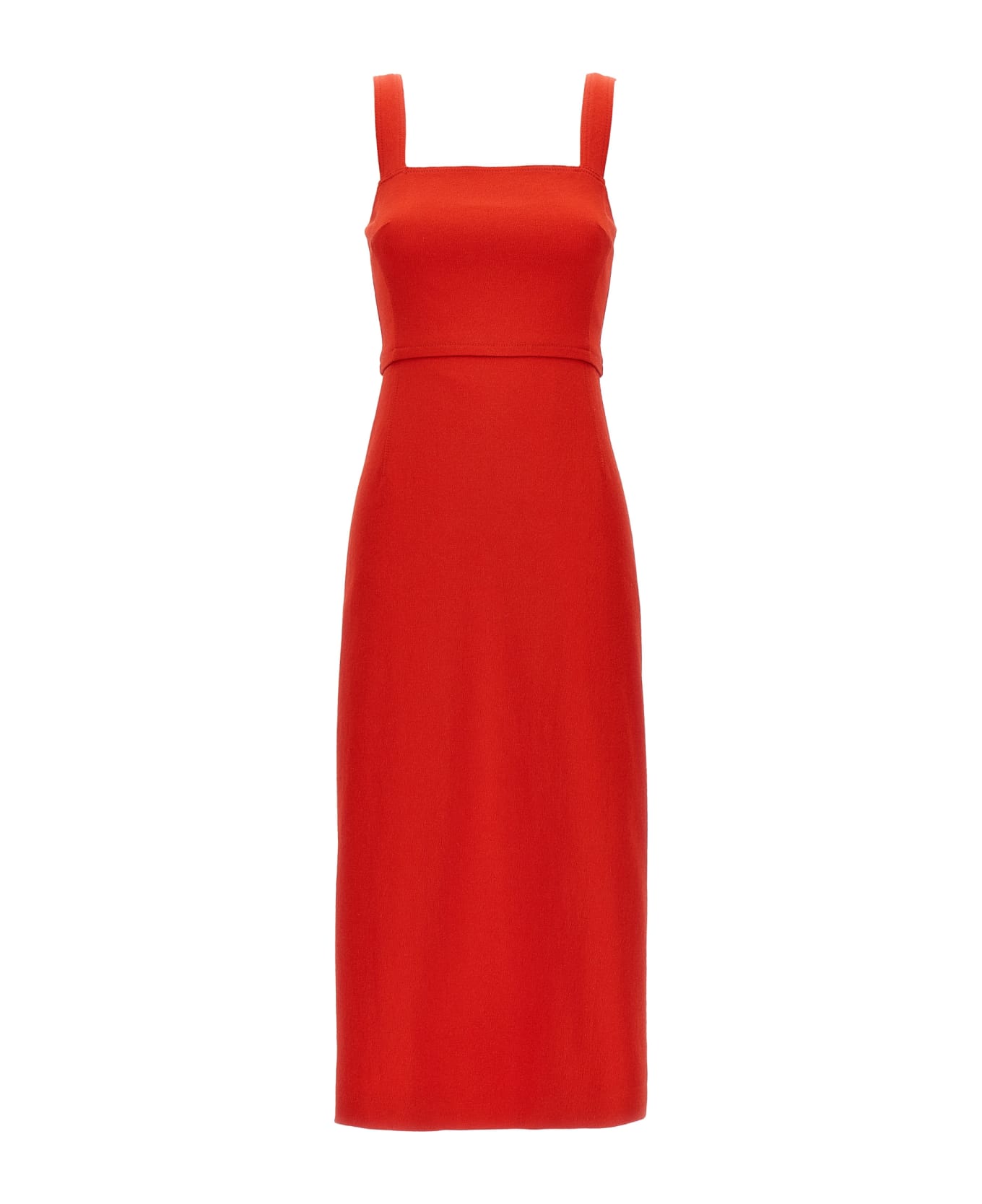 Tory Burch Faille Stretch Dress - Red ワンピース＆ドレス