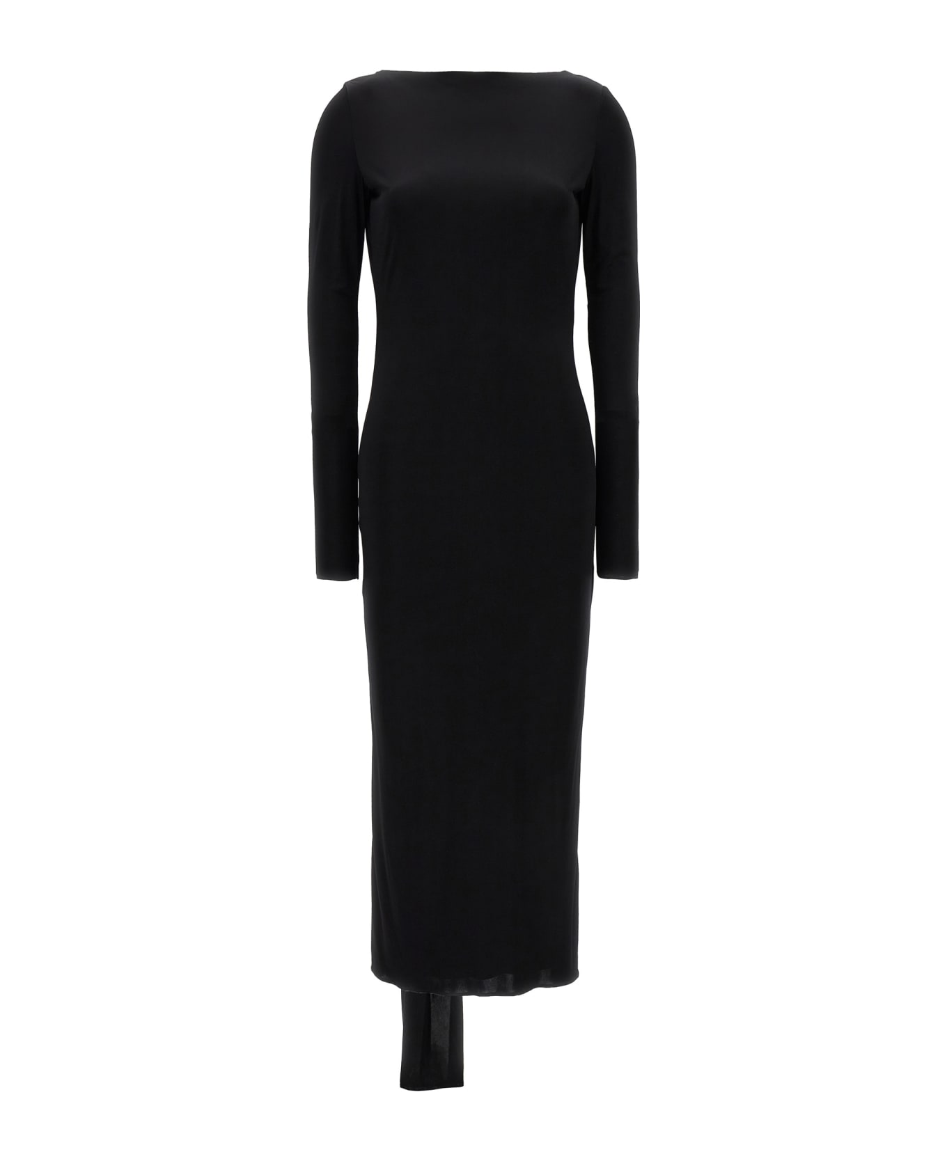 Versace La Vacanza Capsule Long Dress - Black  