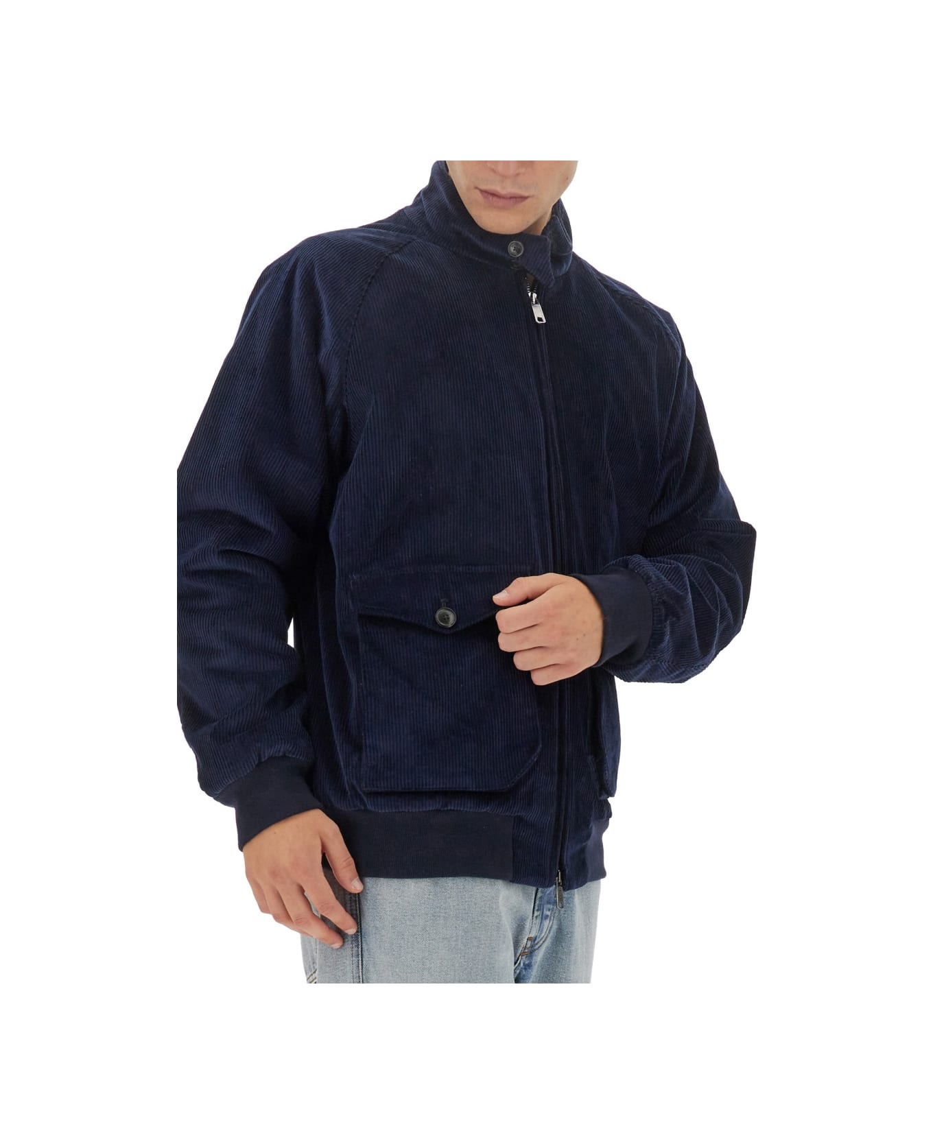 Baracuta Ribbed Jacket - BLUE ジャケット
