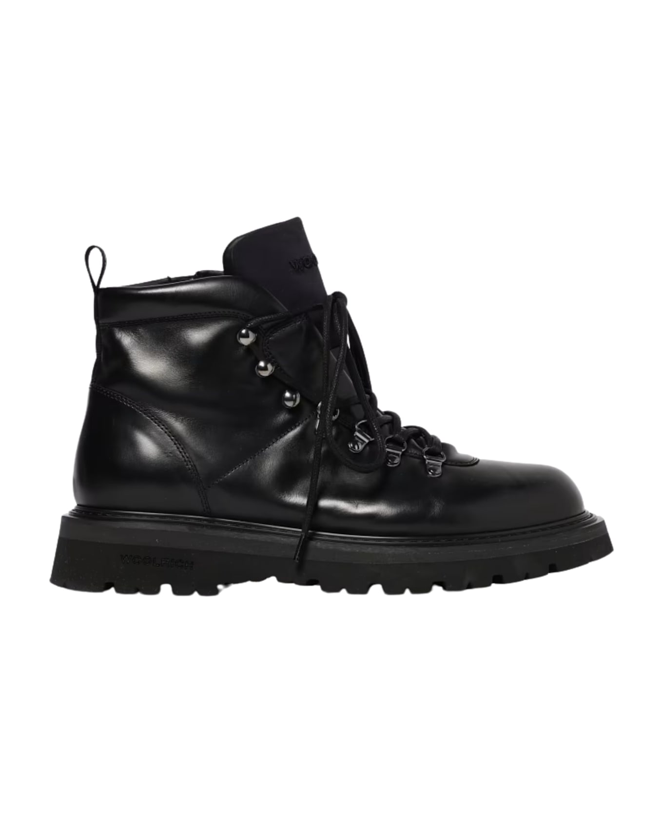 Woolrich Leather Boot - Black
