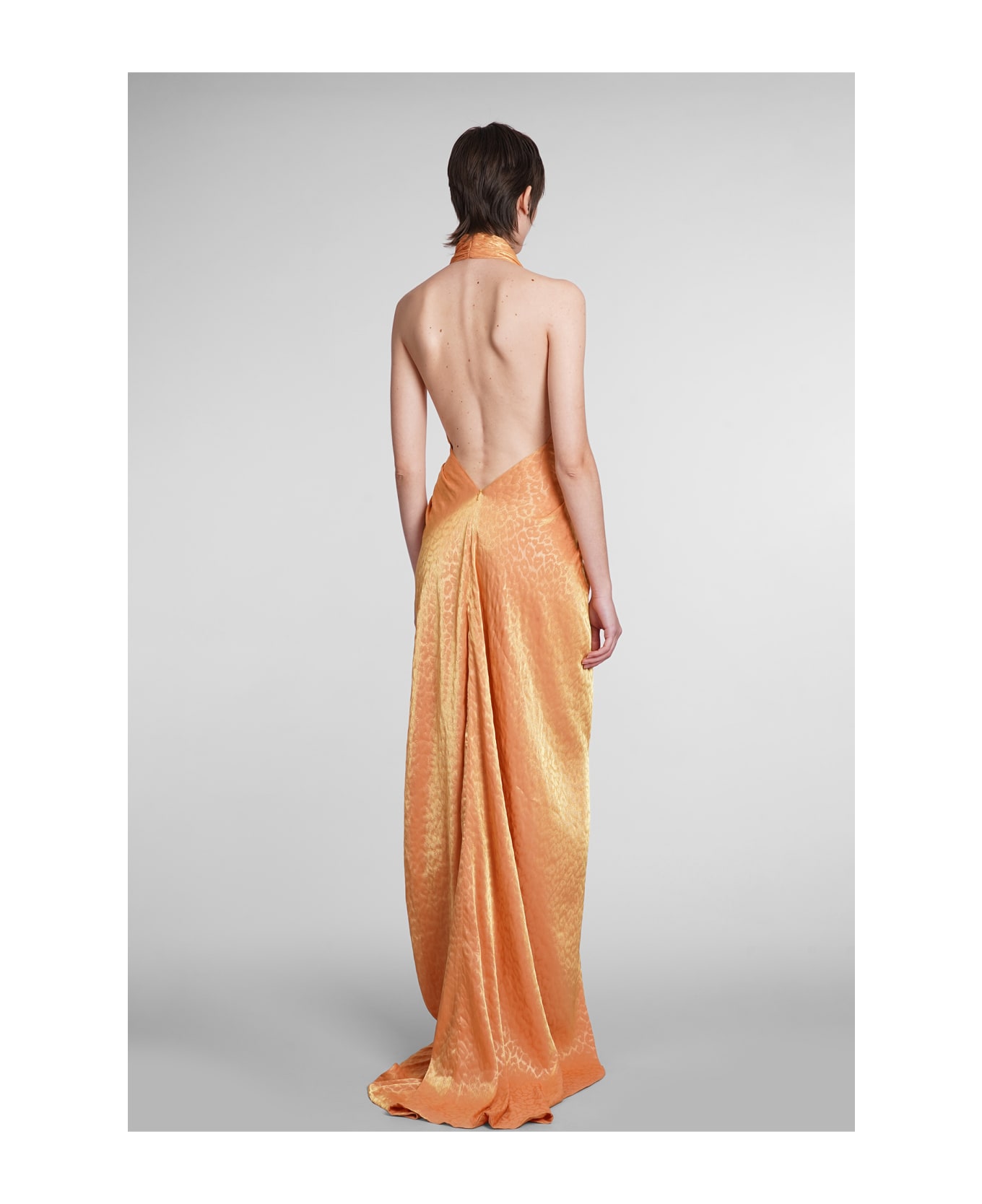 Costarellos Joa Dress In Orange Polyester - orange ワンピース＆ドレス