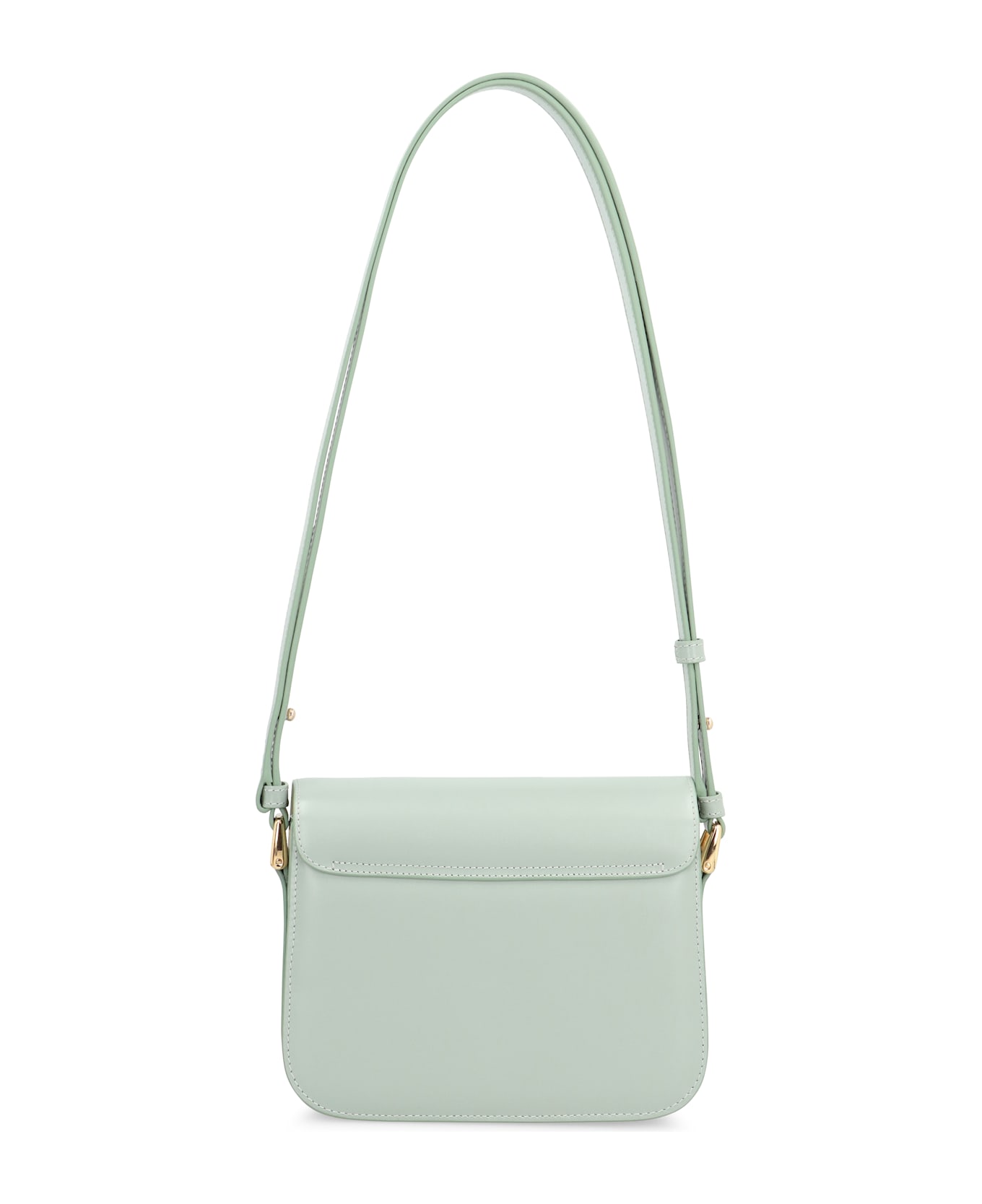 A.P.C. Grace Small Leather Crossbody Bag - green