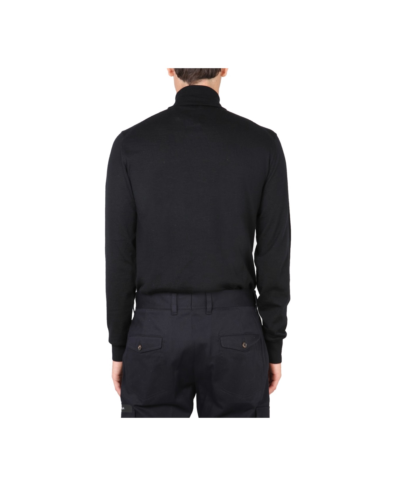 Dolce 
Gabbana Maglia A Collo Alto - BLACK