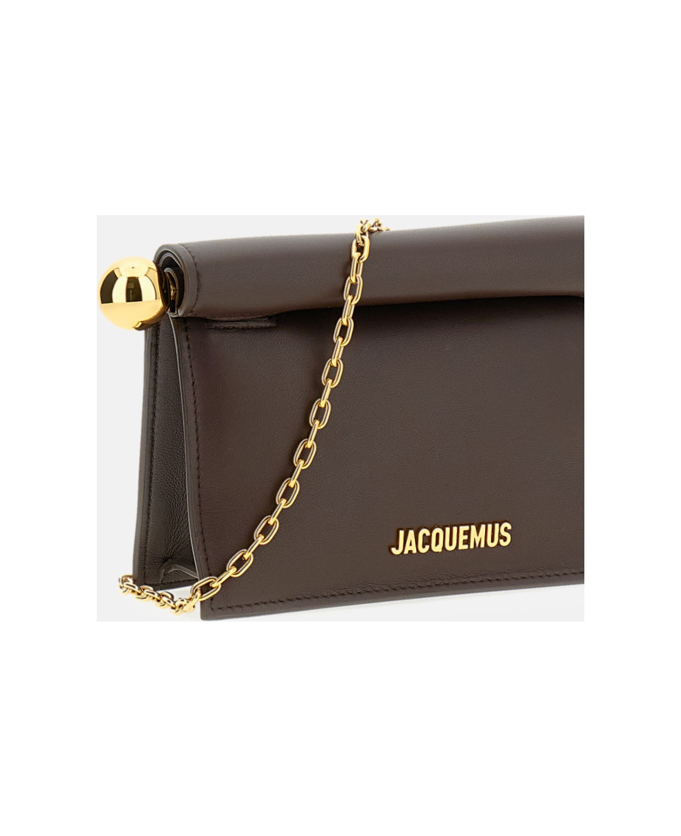 Jacquemus La Petite Pochette Ronde Carre - Brown